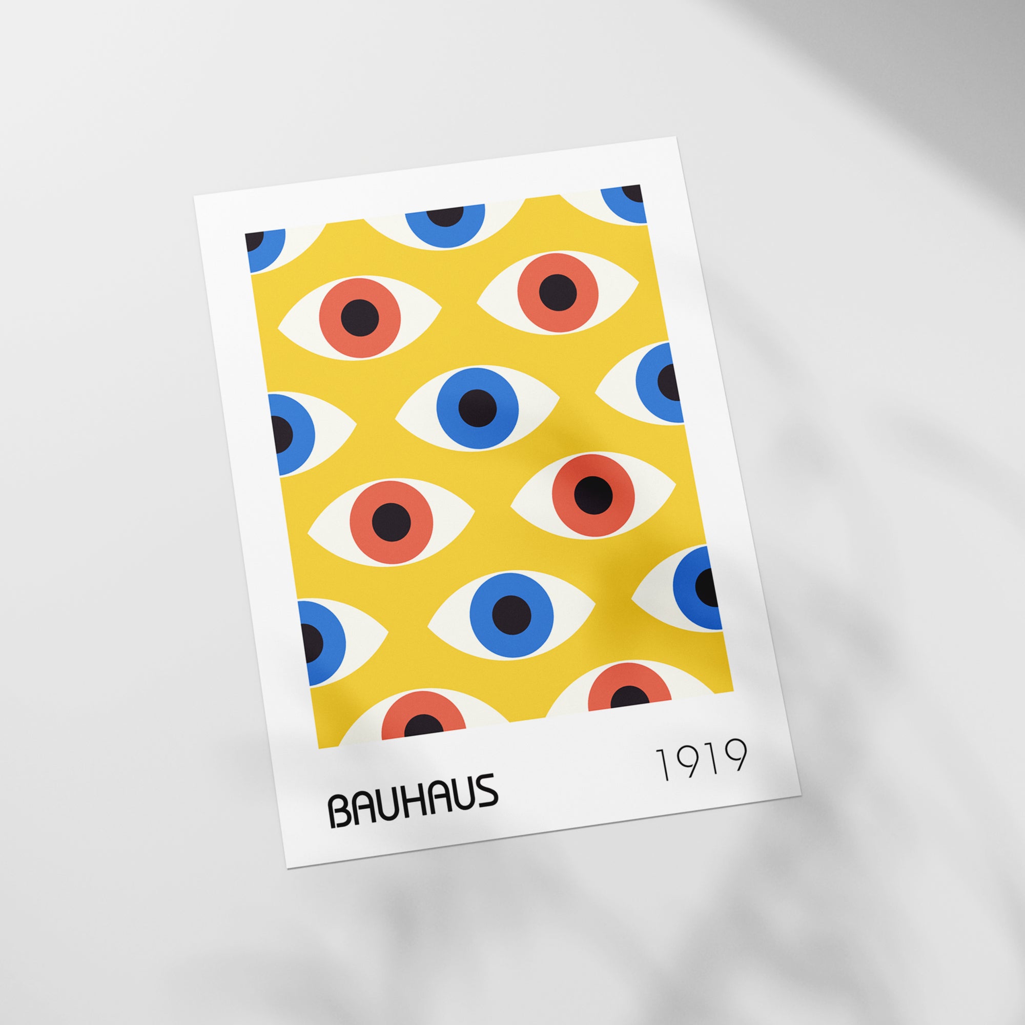 a close up of a piece of paper with an eye pattern