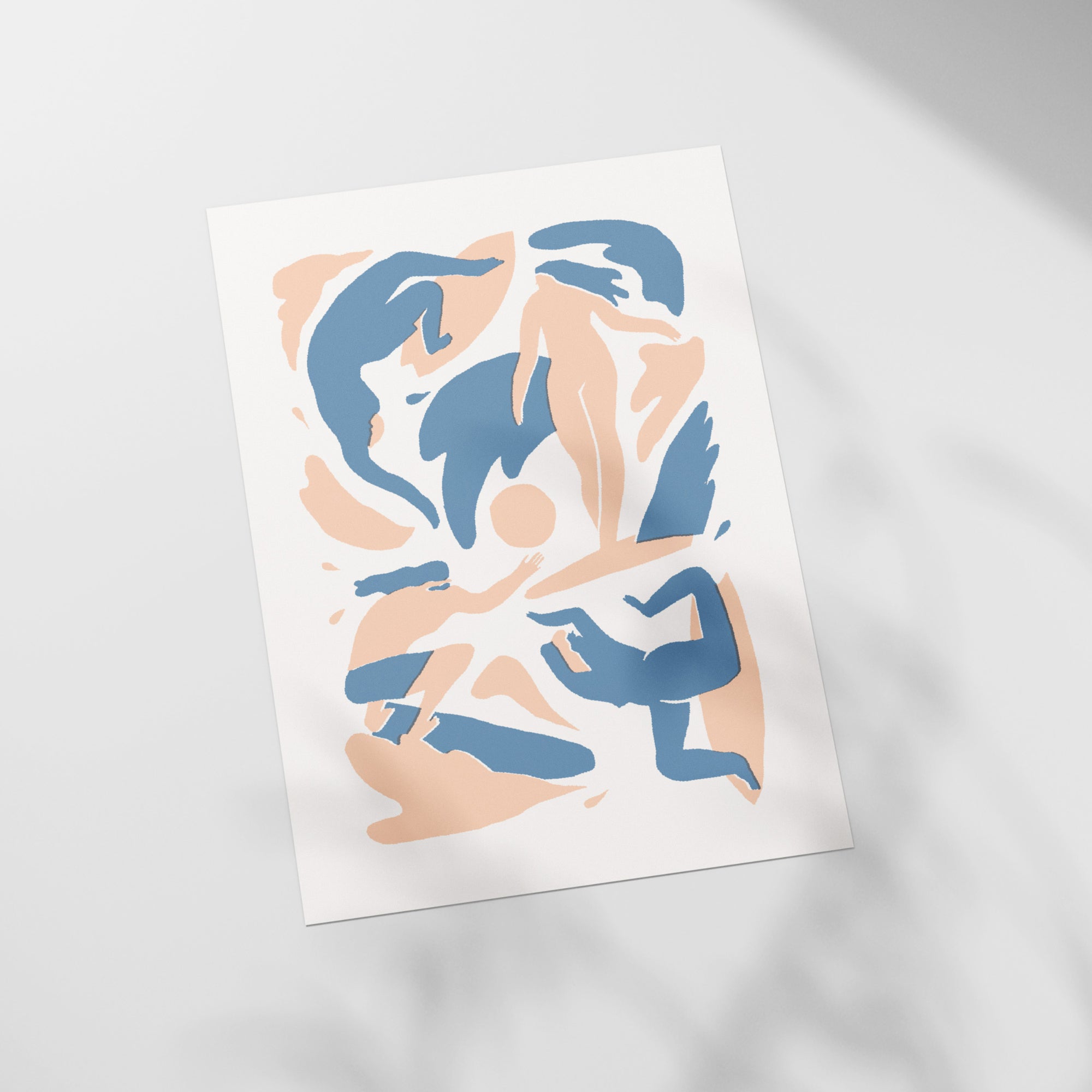 a piece of paper with a picture of a person on it