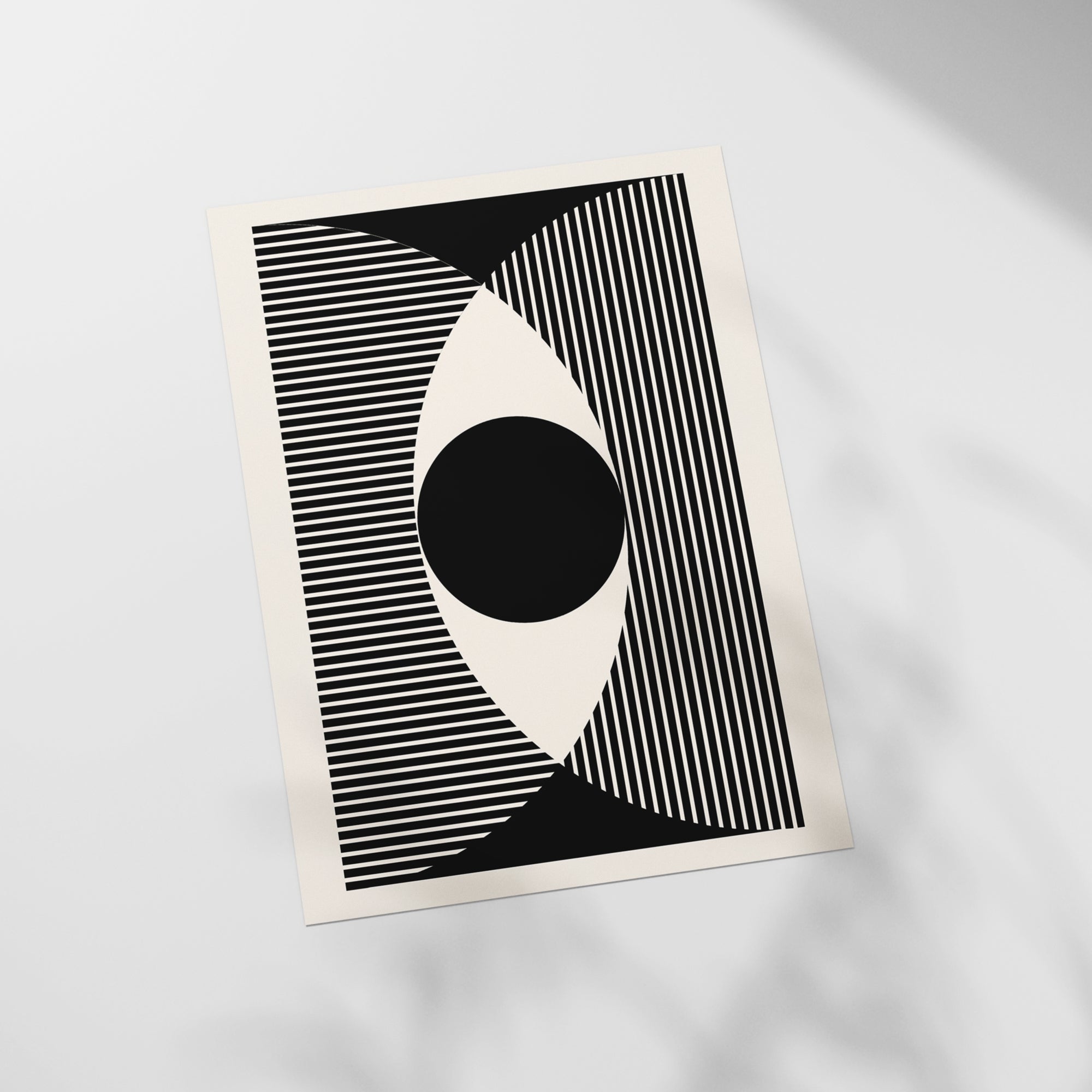 a picture of a black and white abstract painting