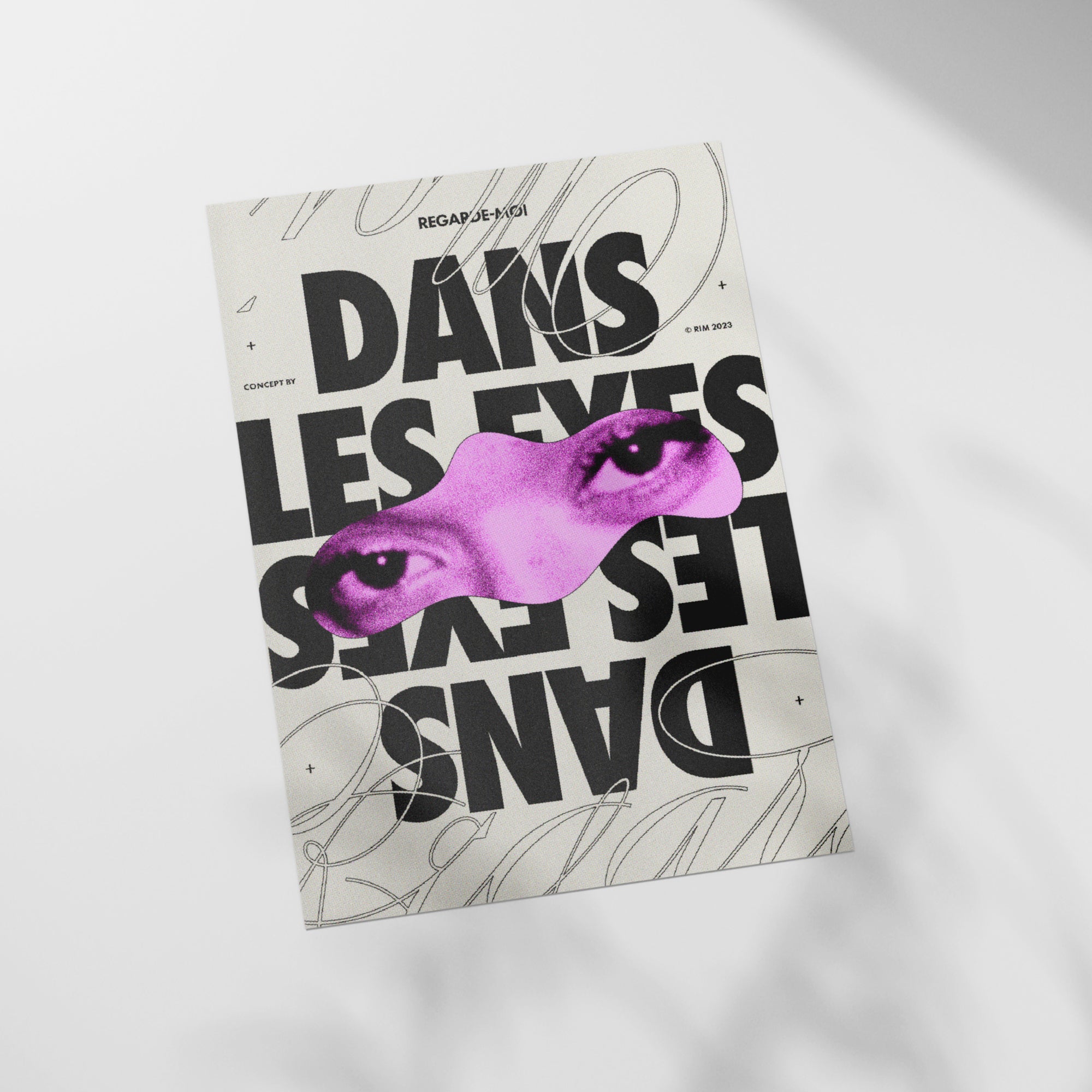 a poster with a woman&