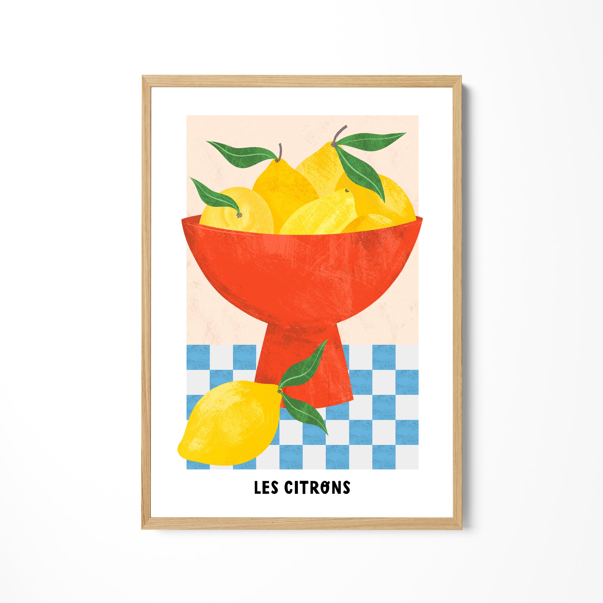 a picture of a bowl of lemons on a table