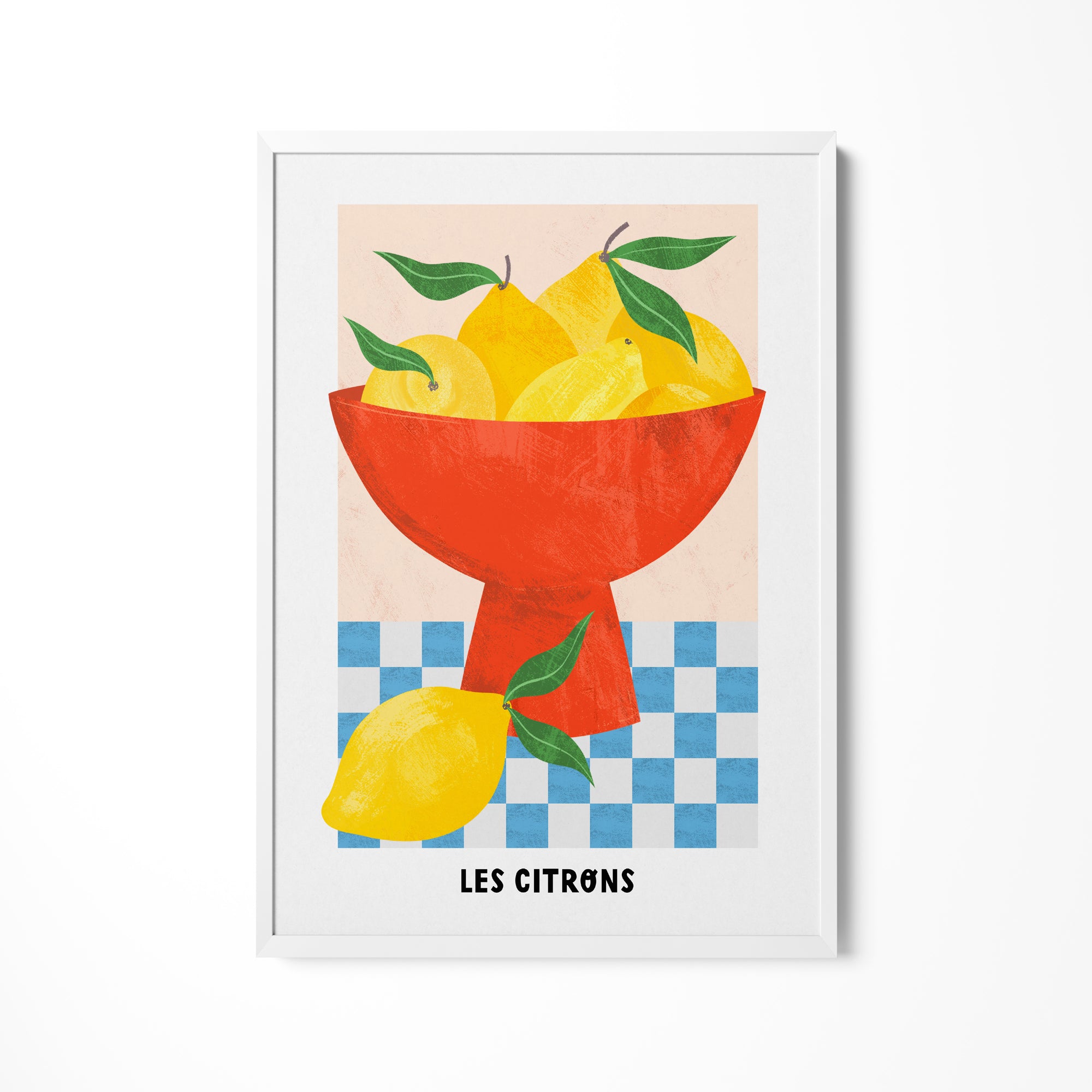 a picture of a bowl of lemons on a table