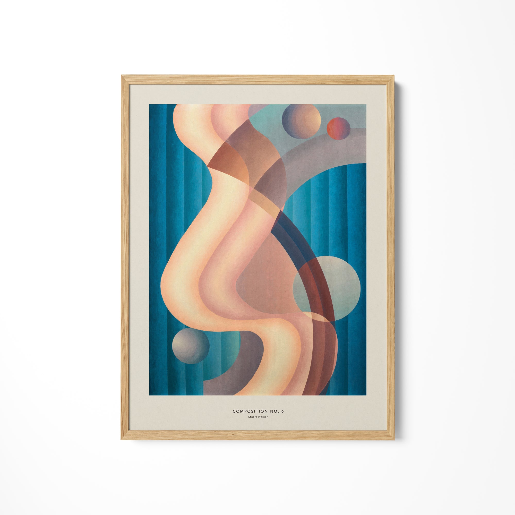 a painting hanging on the wall of a room