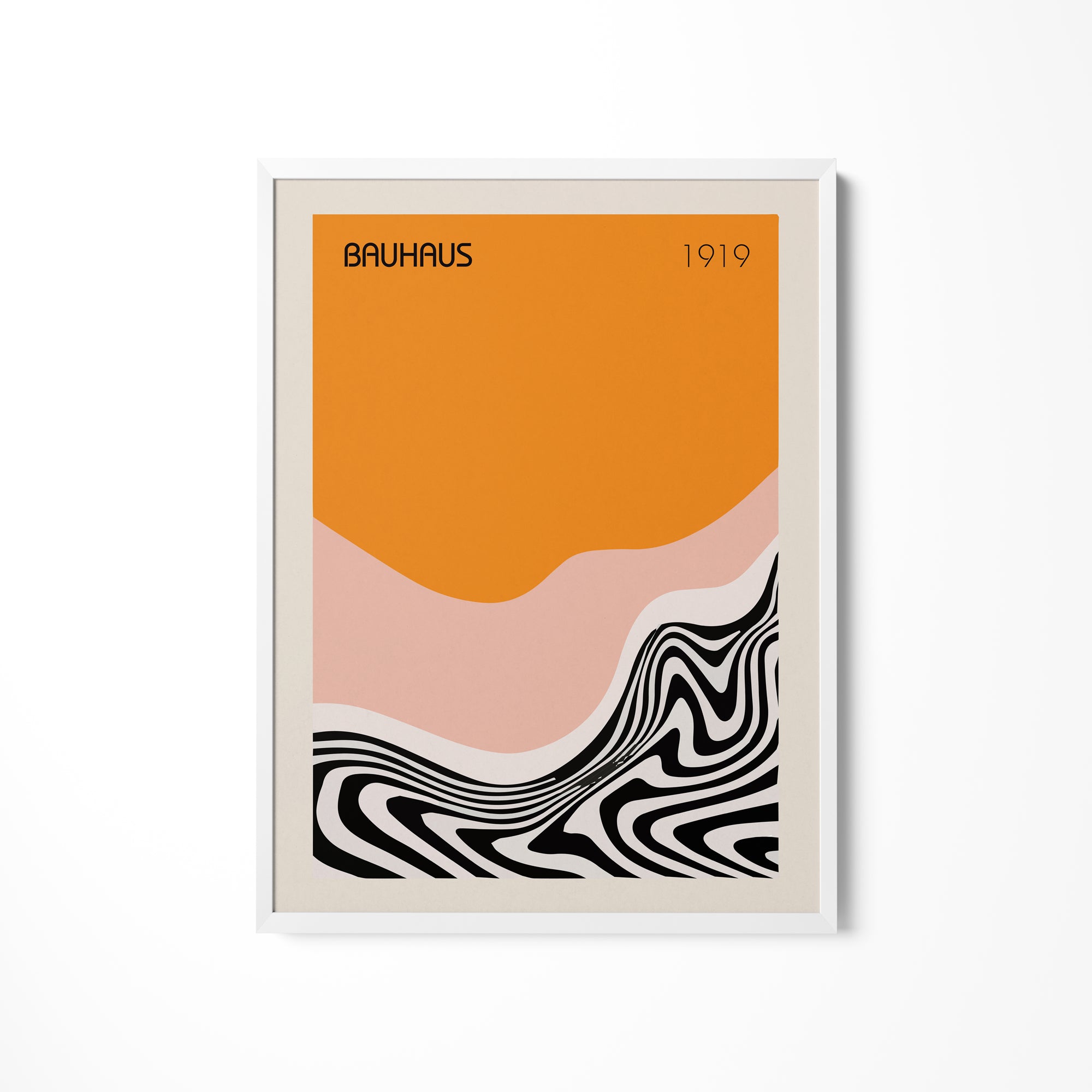 a picture of a poster on a wall