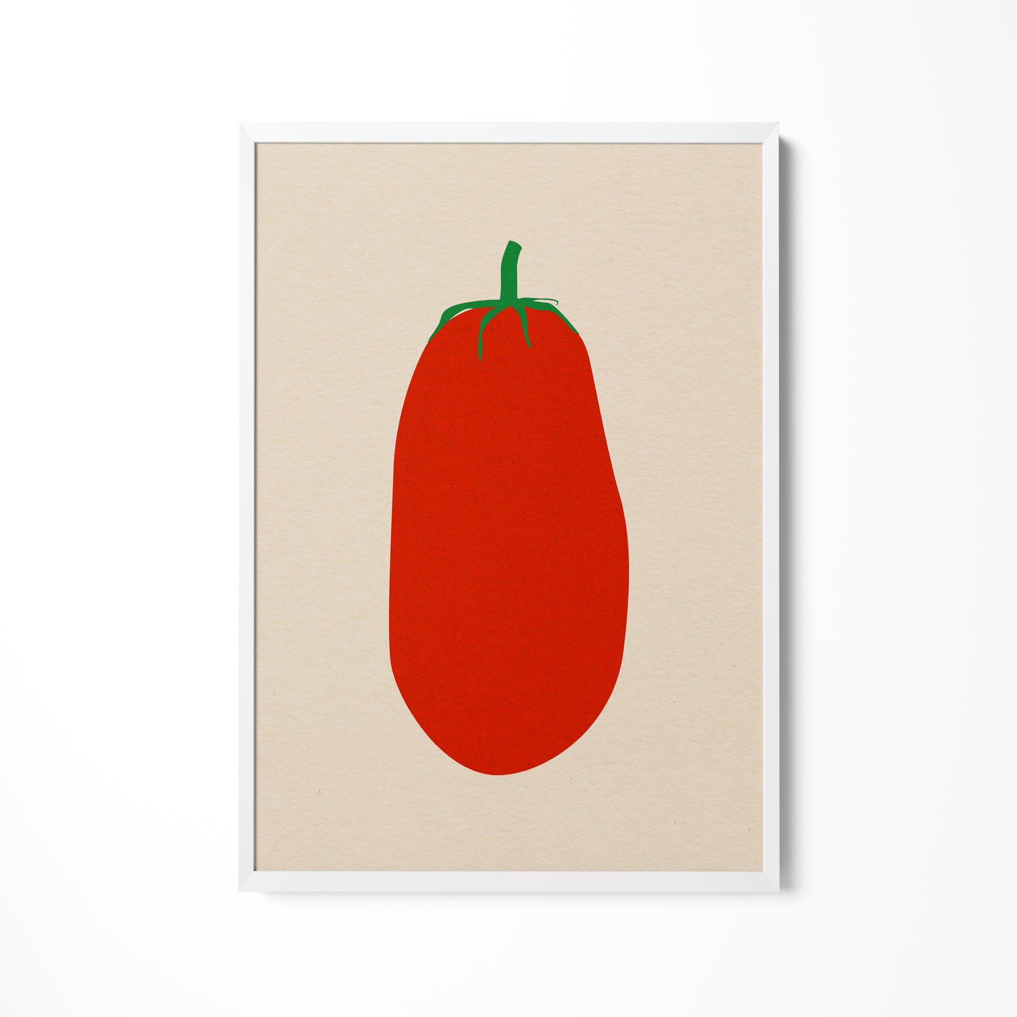 a picture of a red pepper on a white background