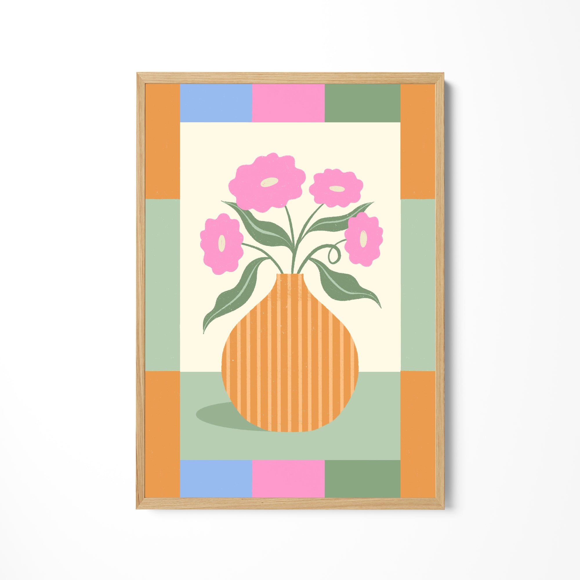 a picture of a vase with flowers in it