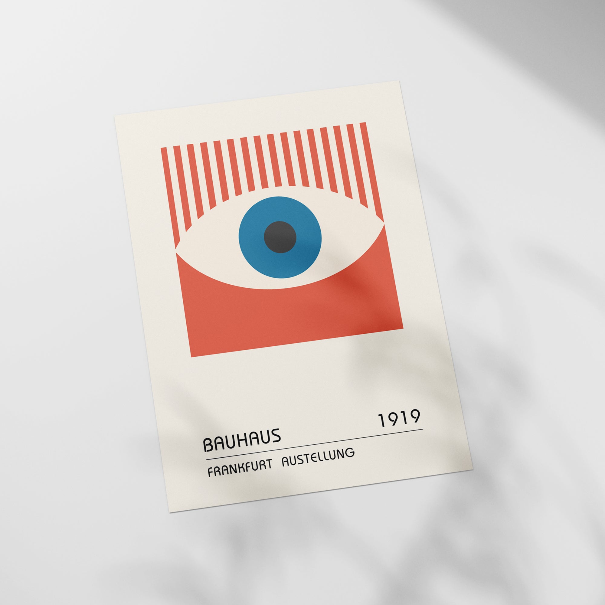 a close up of a piece of paper with an eye on it