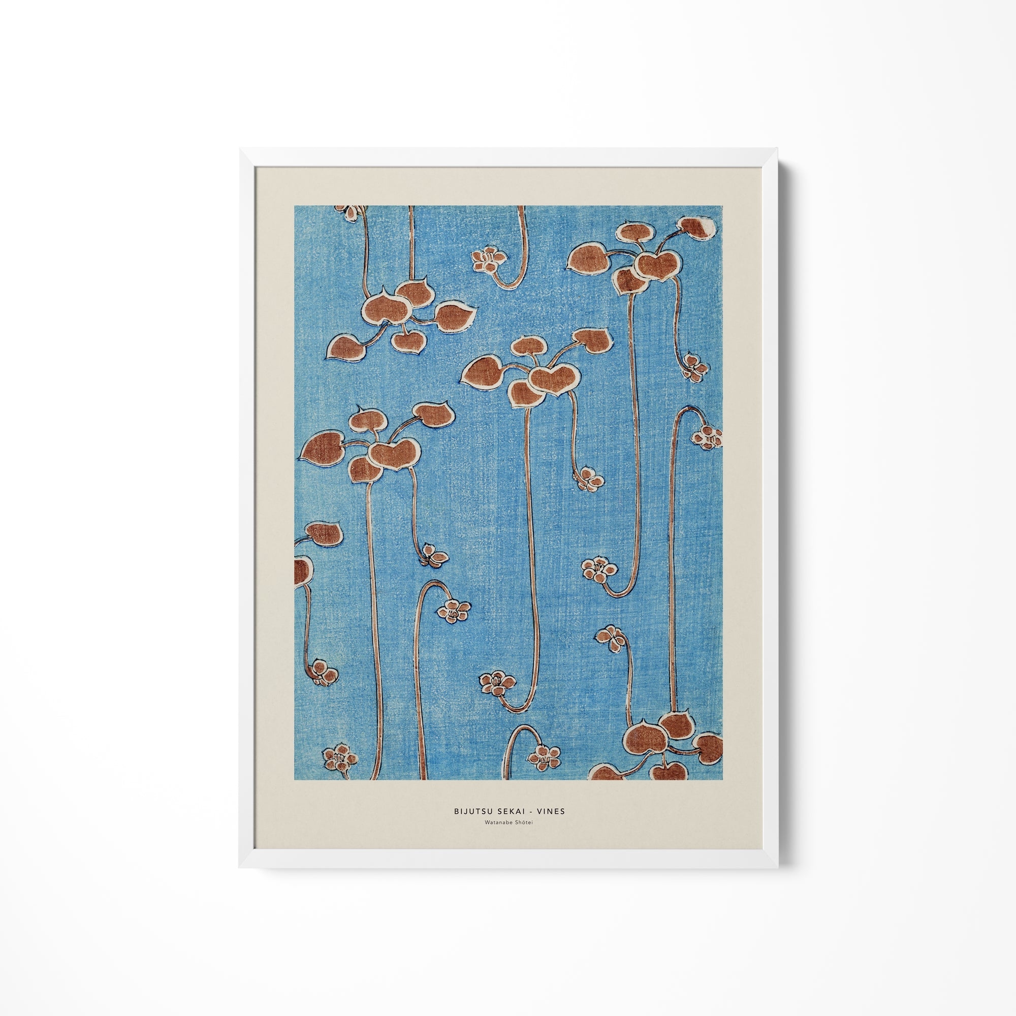 a picture of flowers on a blue background