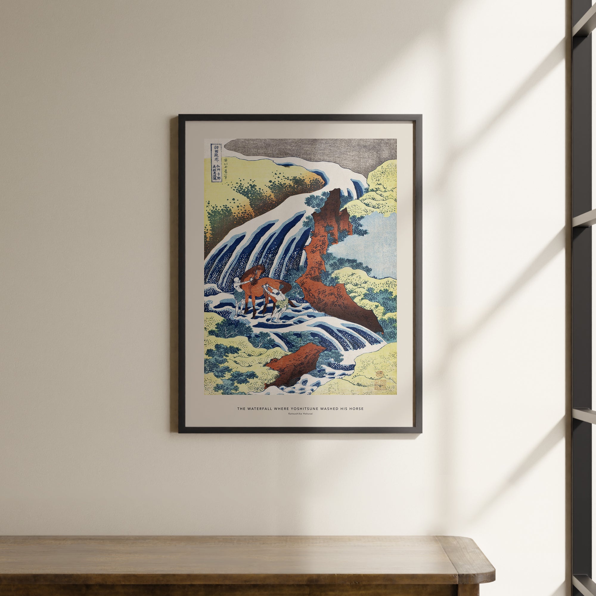 a picture of a painting hanging on a wall