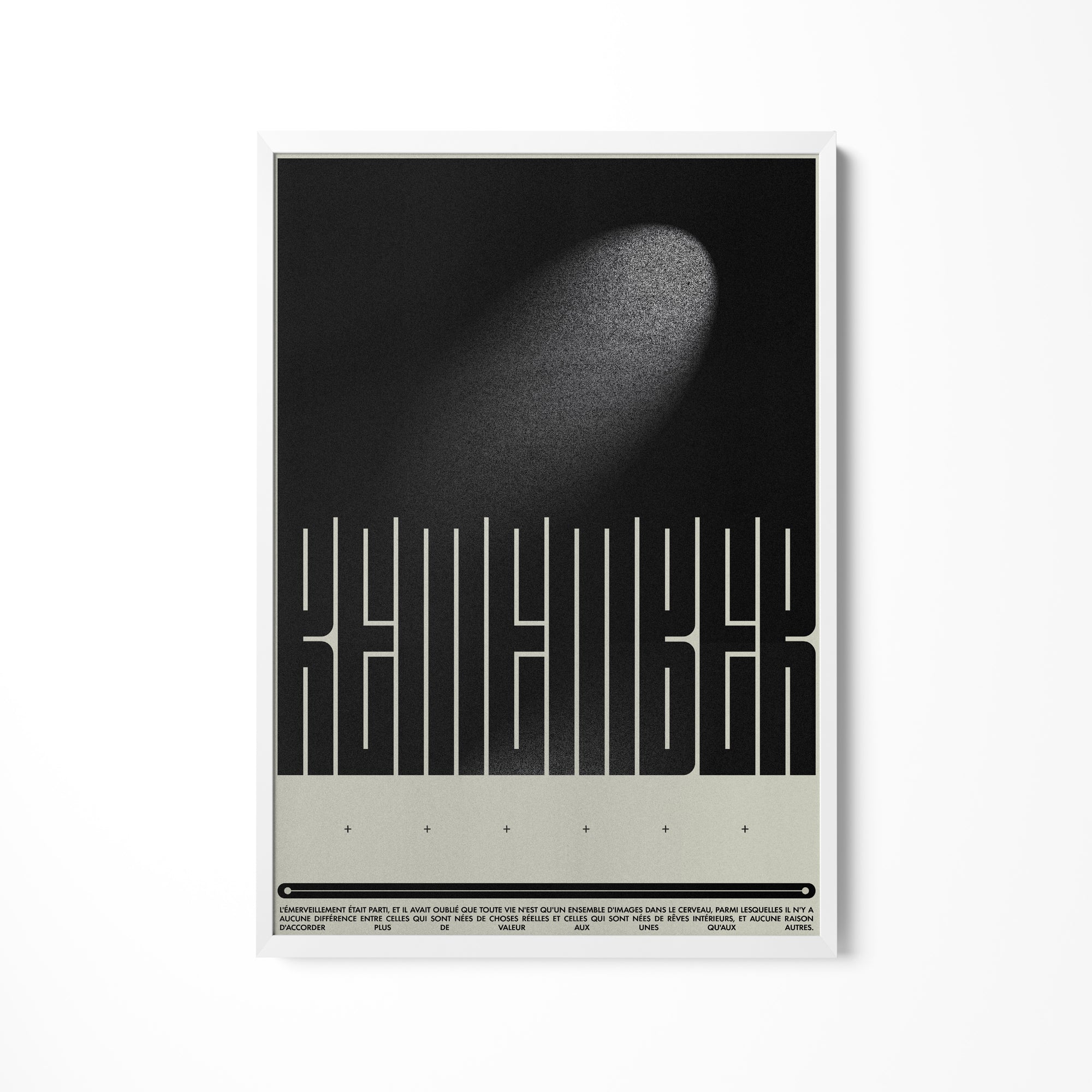 a black and white photo of a black and white poster