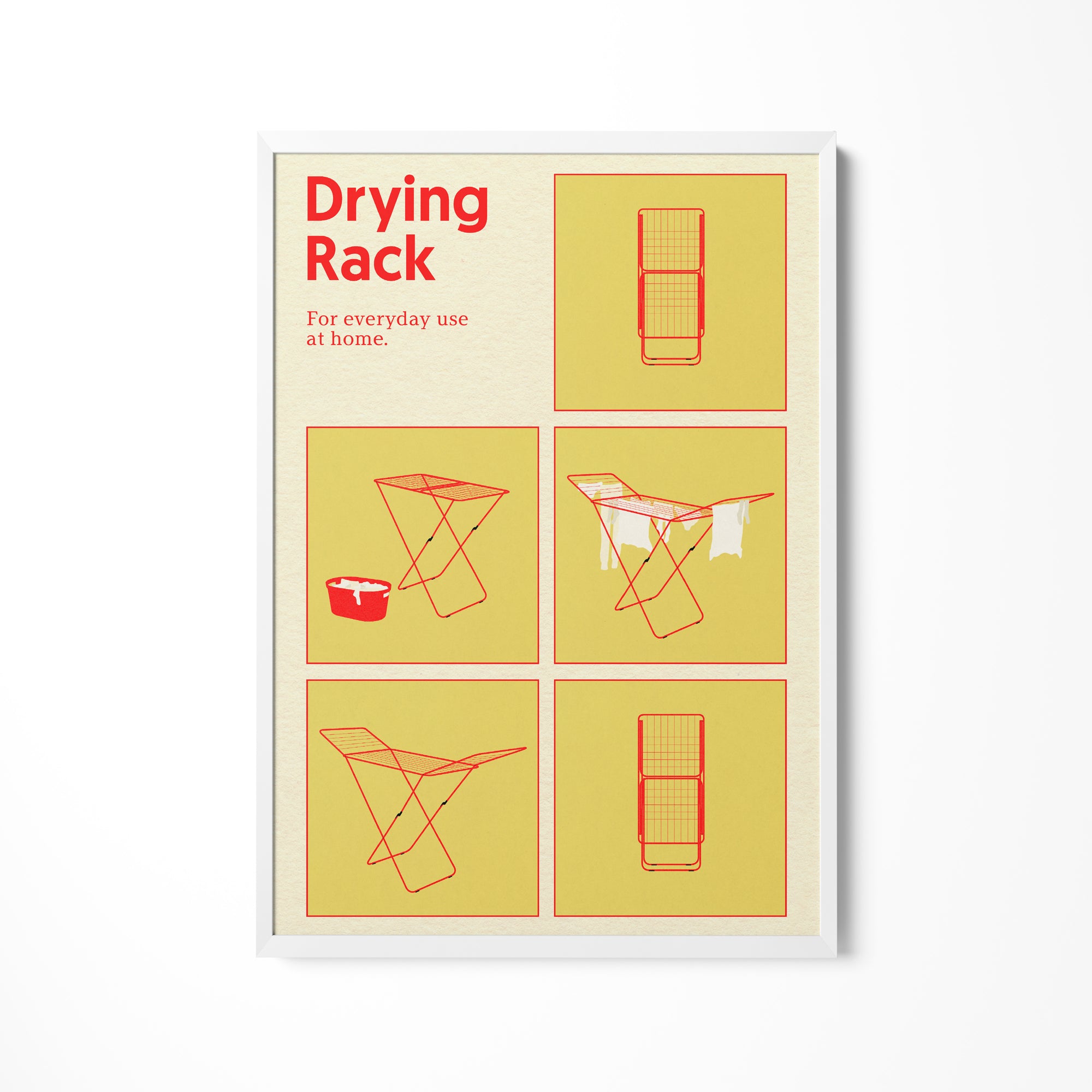 a book cover with a drawing of a folding chair