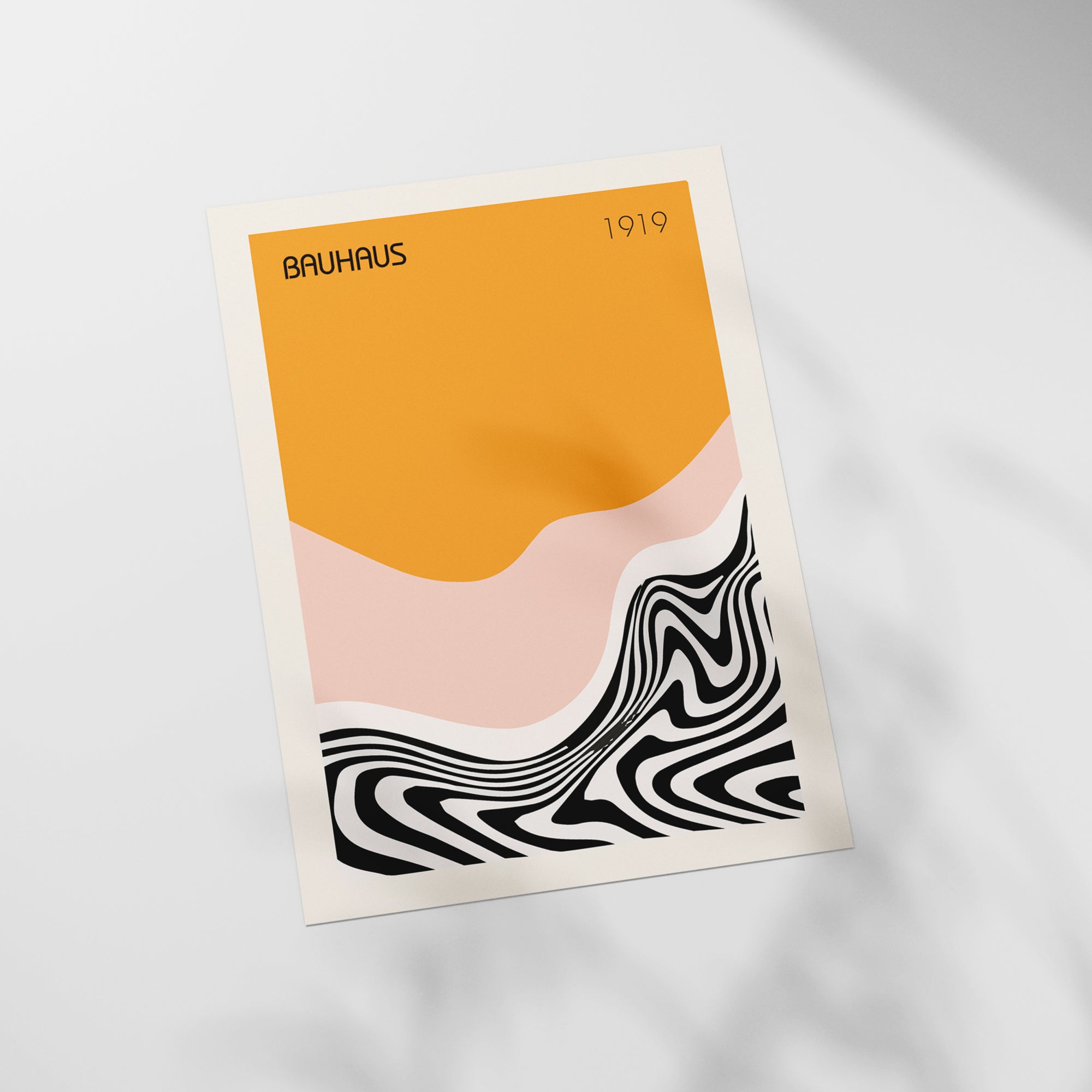 a picture of a poster on a wall