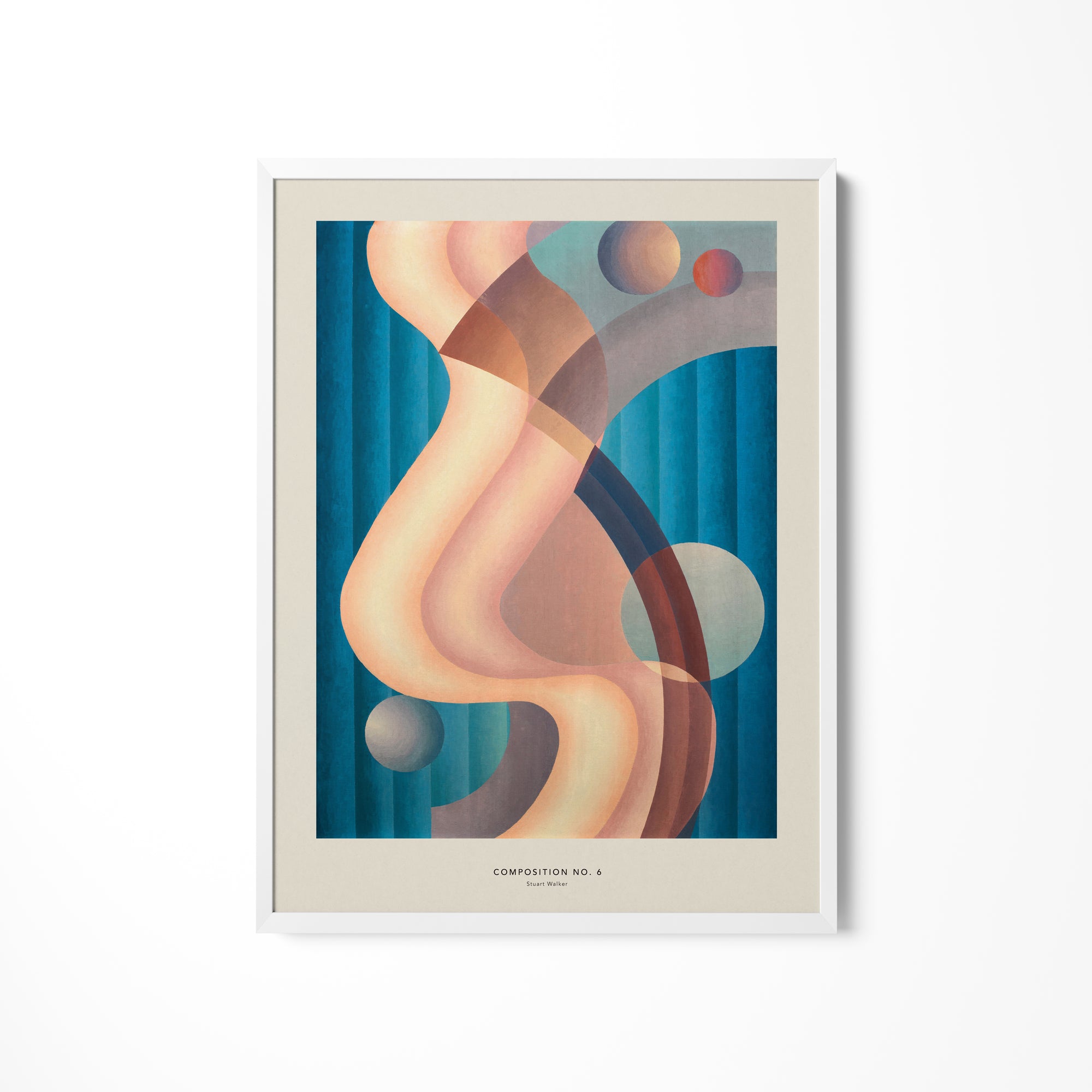 a picture of a painting on a wall