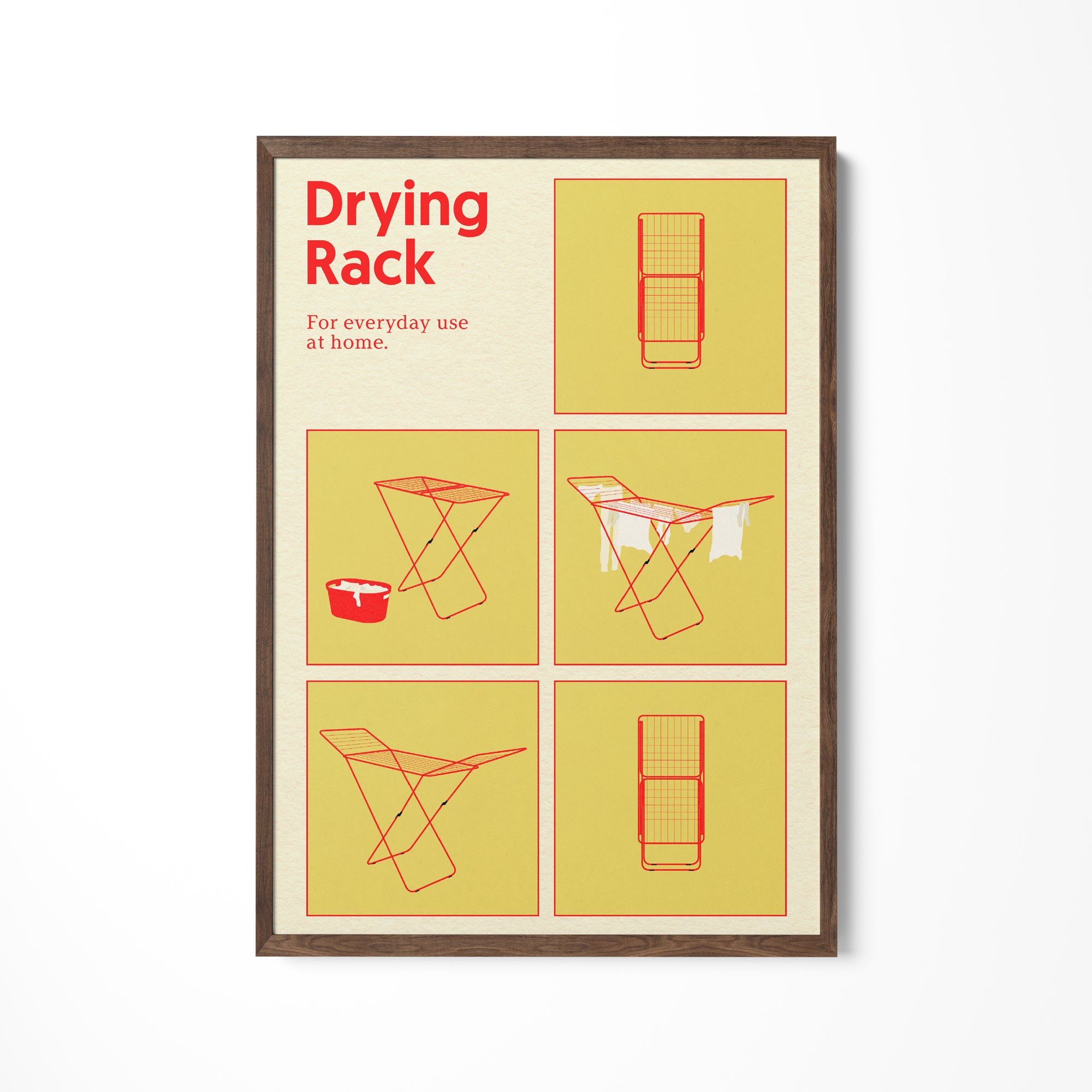 a poster of a folding chair in four different positions