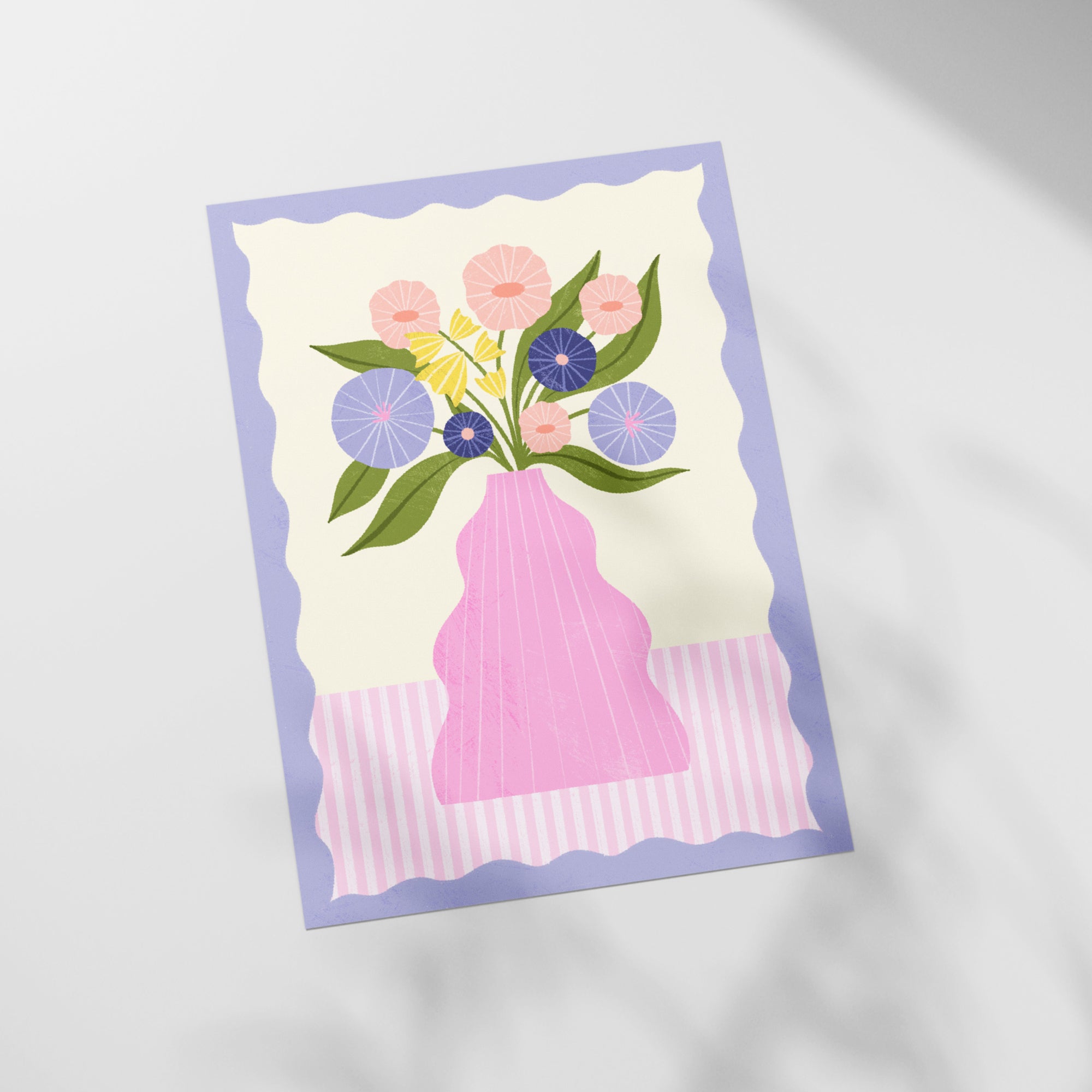 a picture of a vase with flowers in it