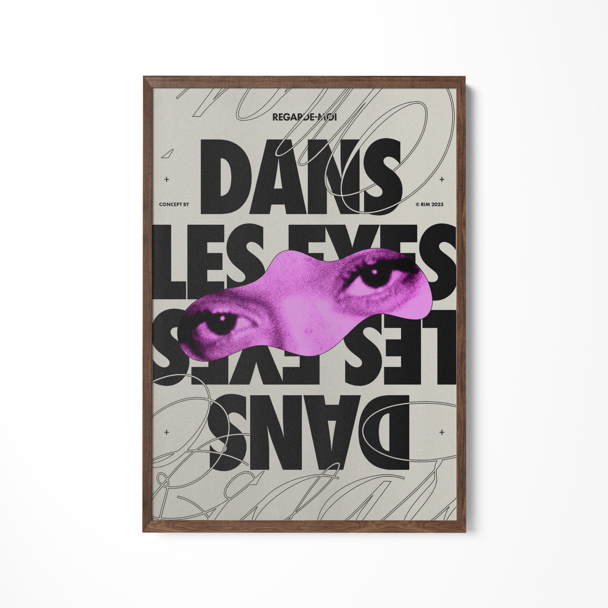 a poster with a woman&