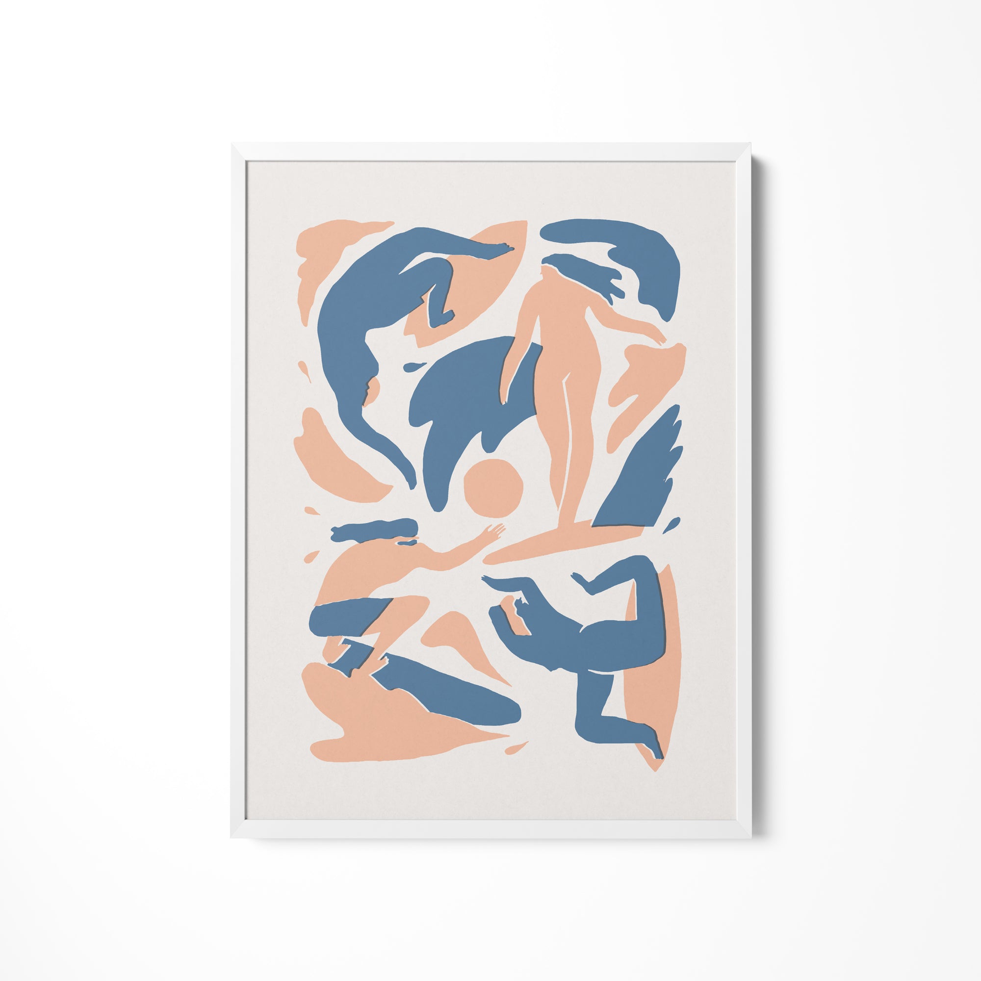 a picture of a painting on a wall