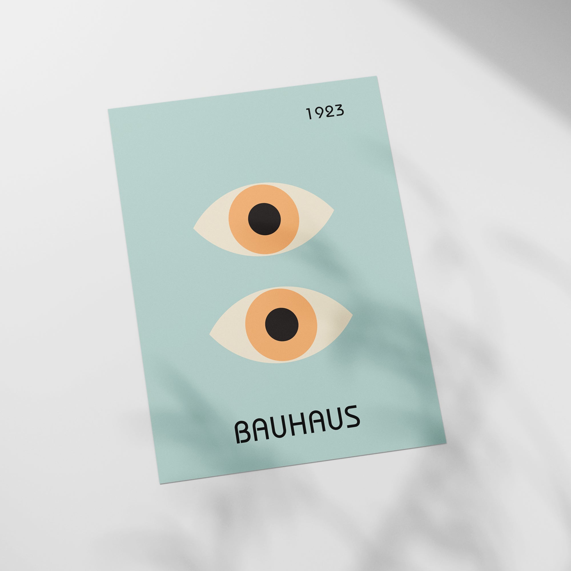 a close up of a piece of paper with an eye