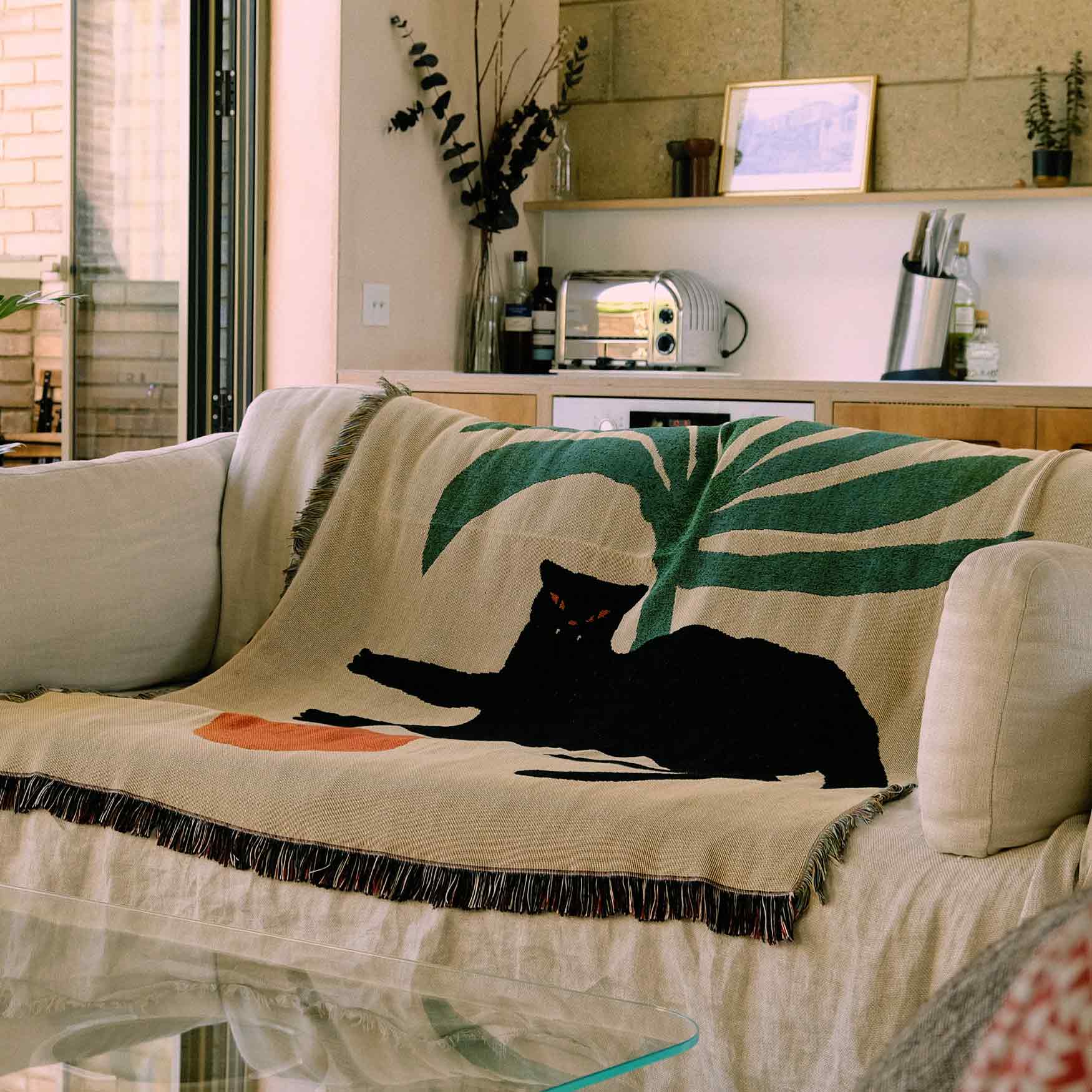 Resting Panther Throw