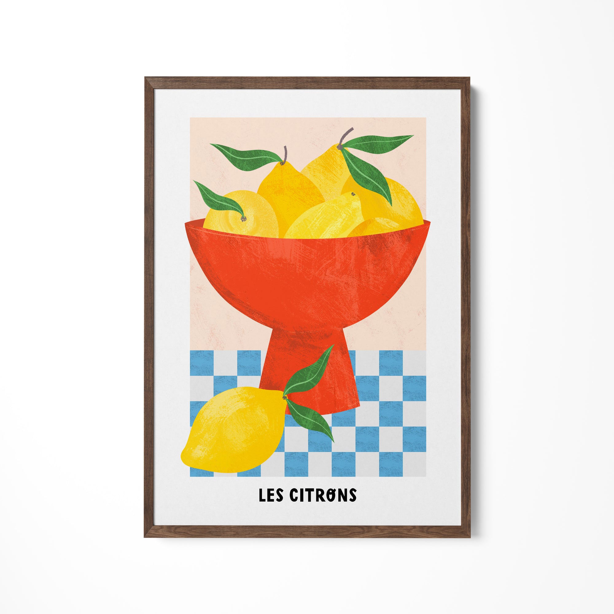 a picture of a bowl of lemons on a table