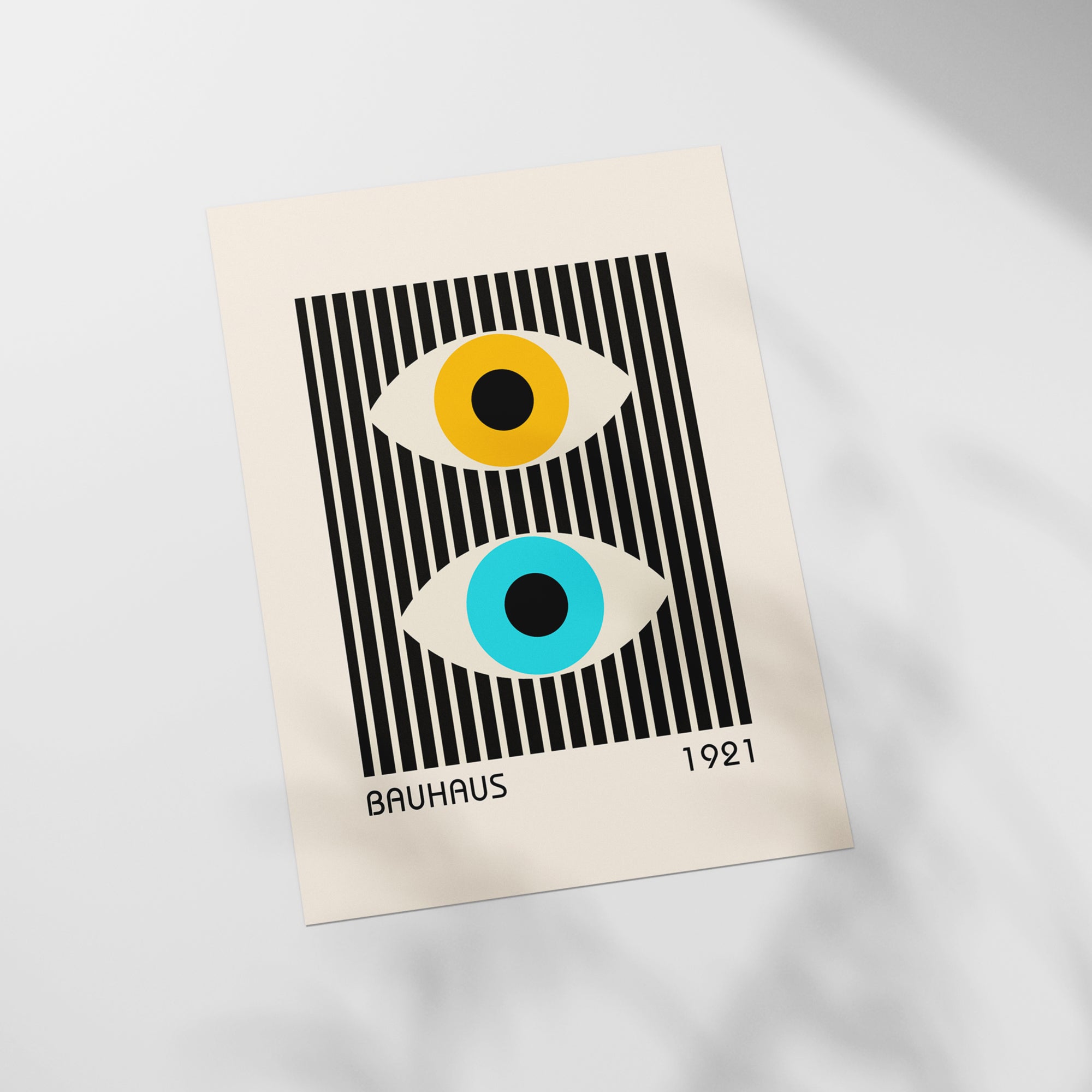 a close up of a piece of paper with a picture of an eye