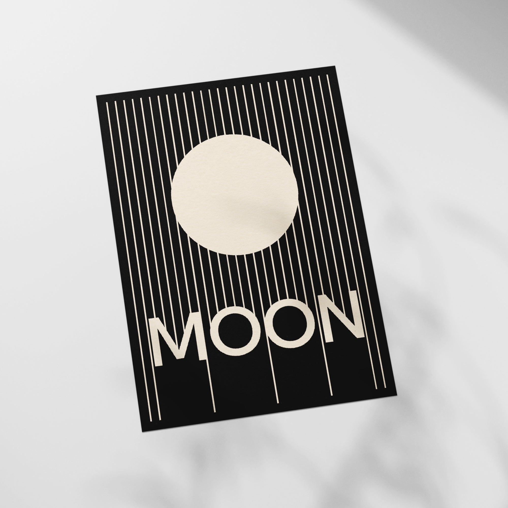 a black and white picture of the moon