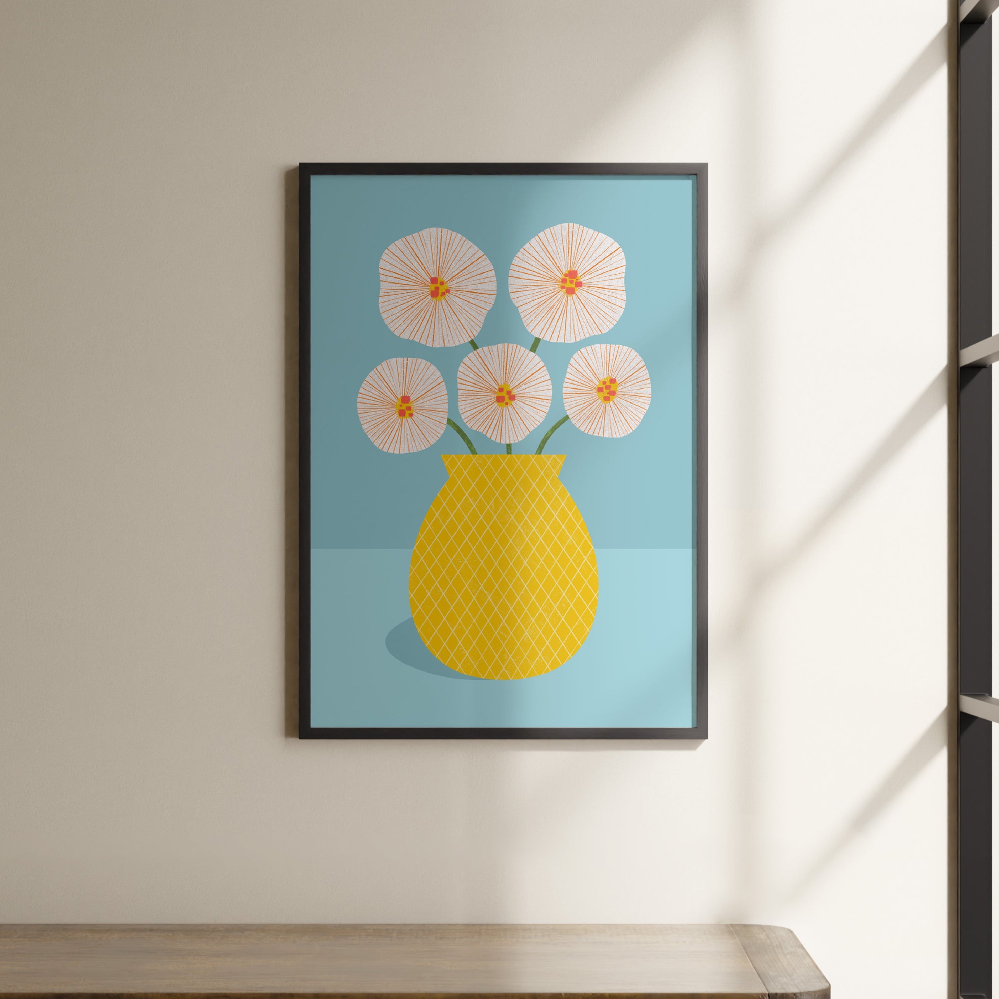 a picture of a vase with flowers in it