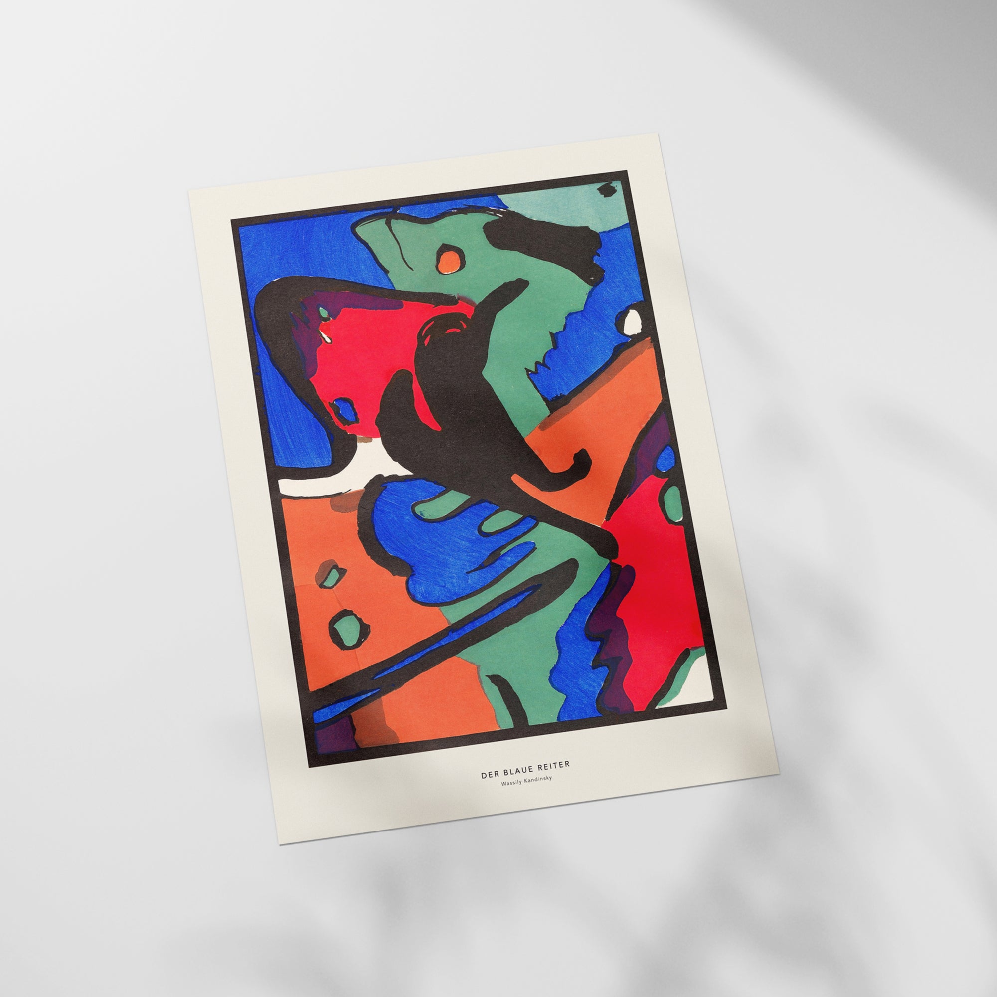 a picture of a painting on a white wall