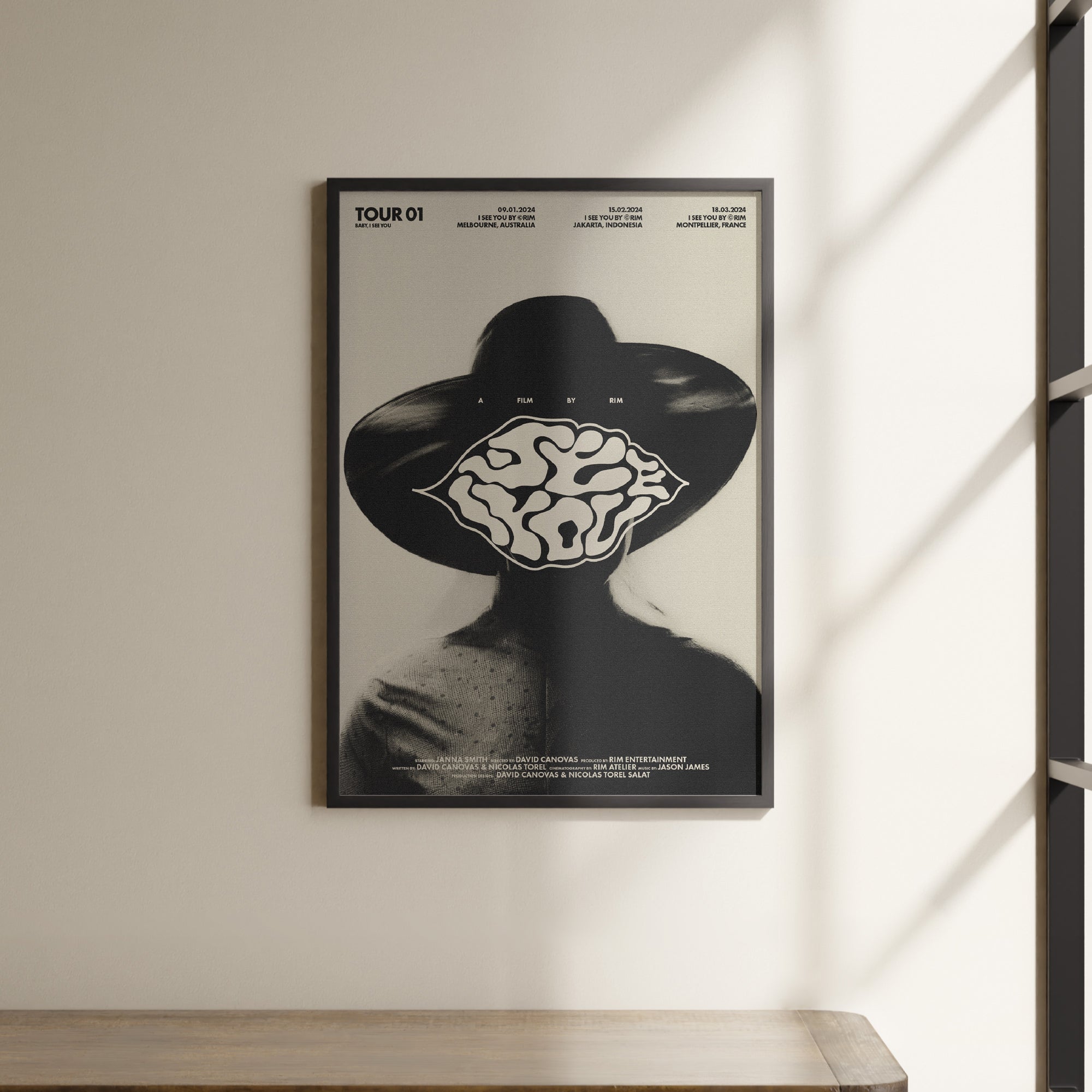 a poster of a woman&