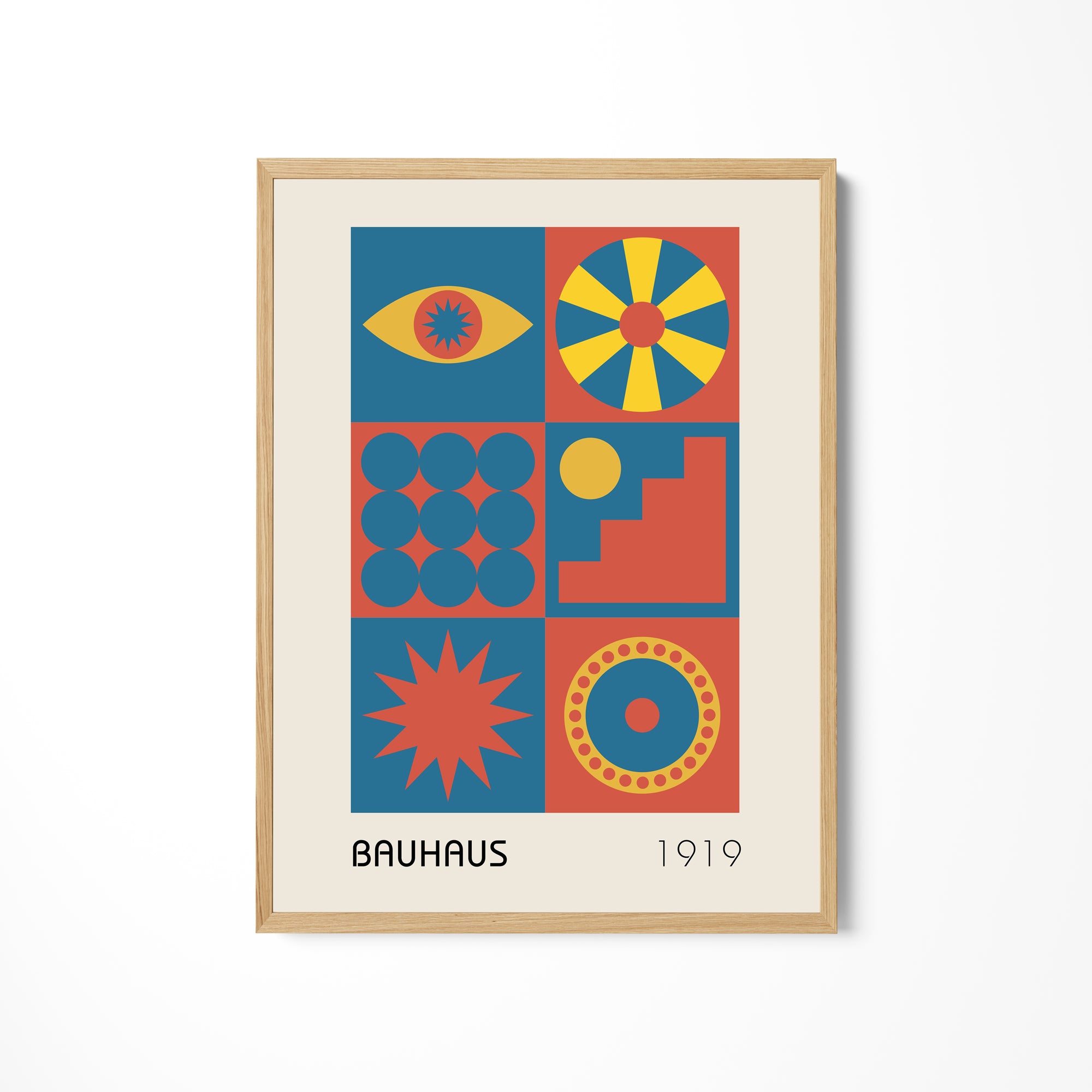 a picture of a poster on a wall