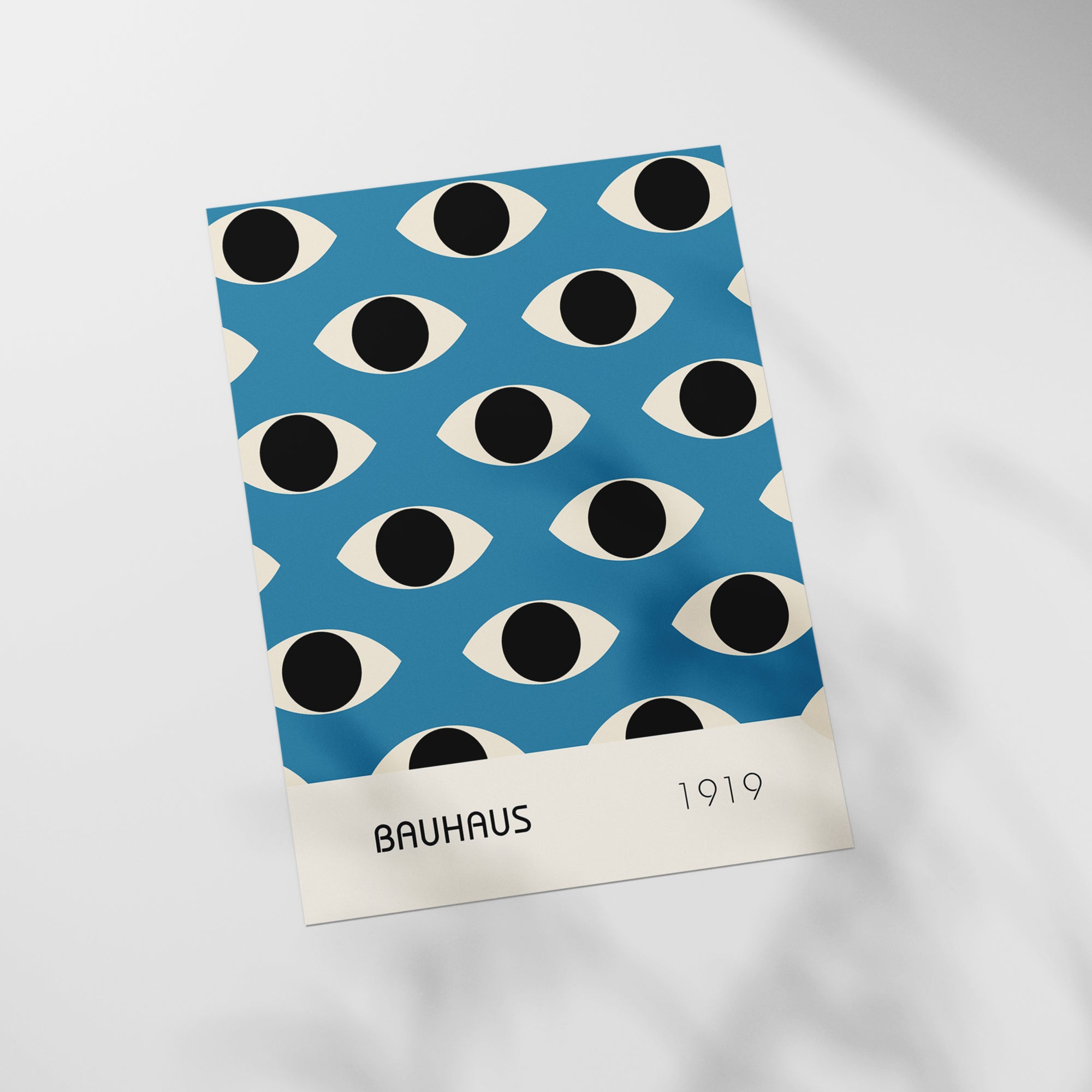 a paper with a picture of an eye on it