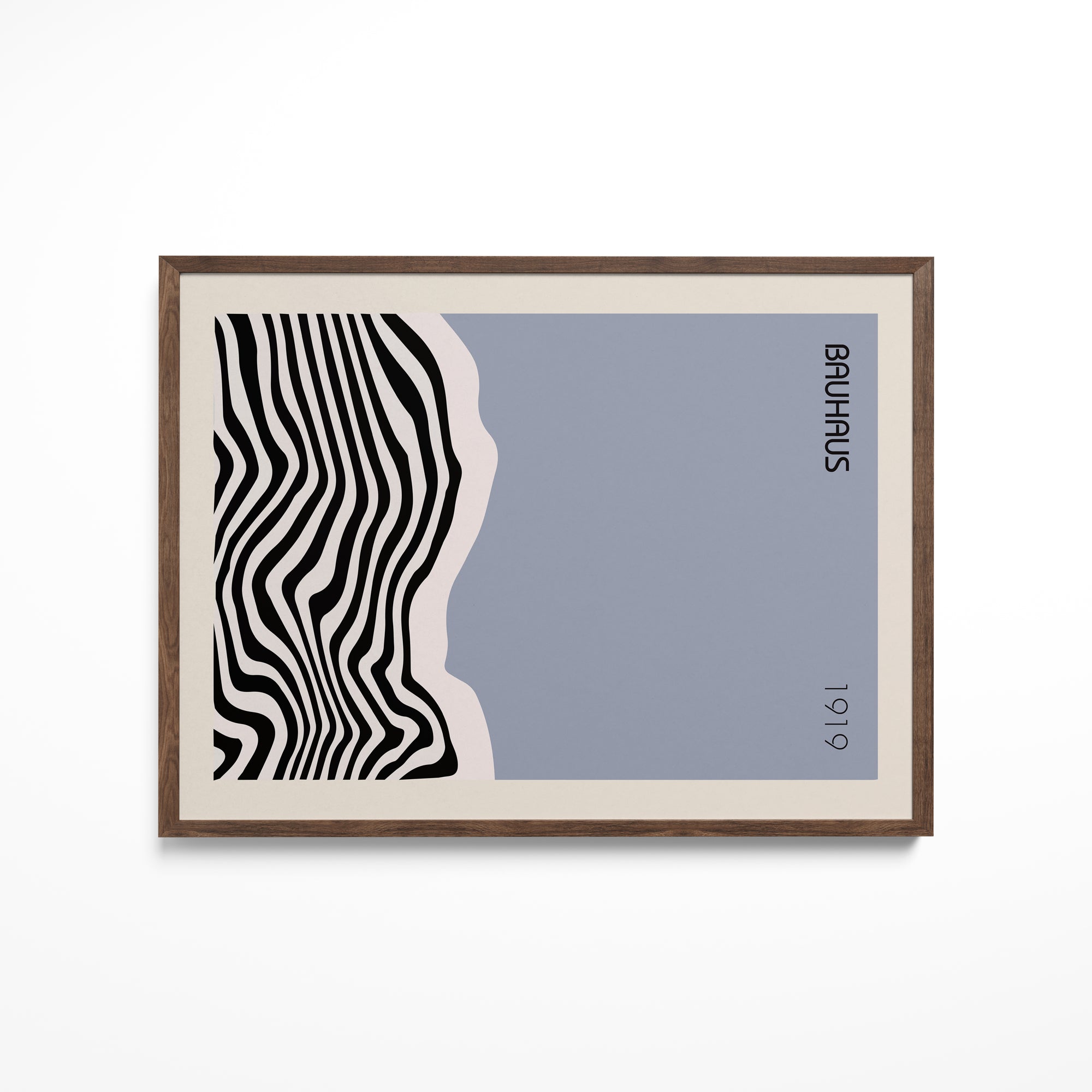a picture of a poster hanging on a wall