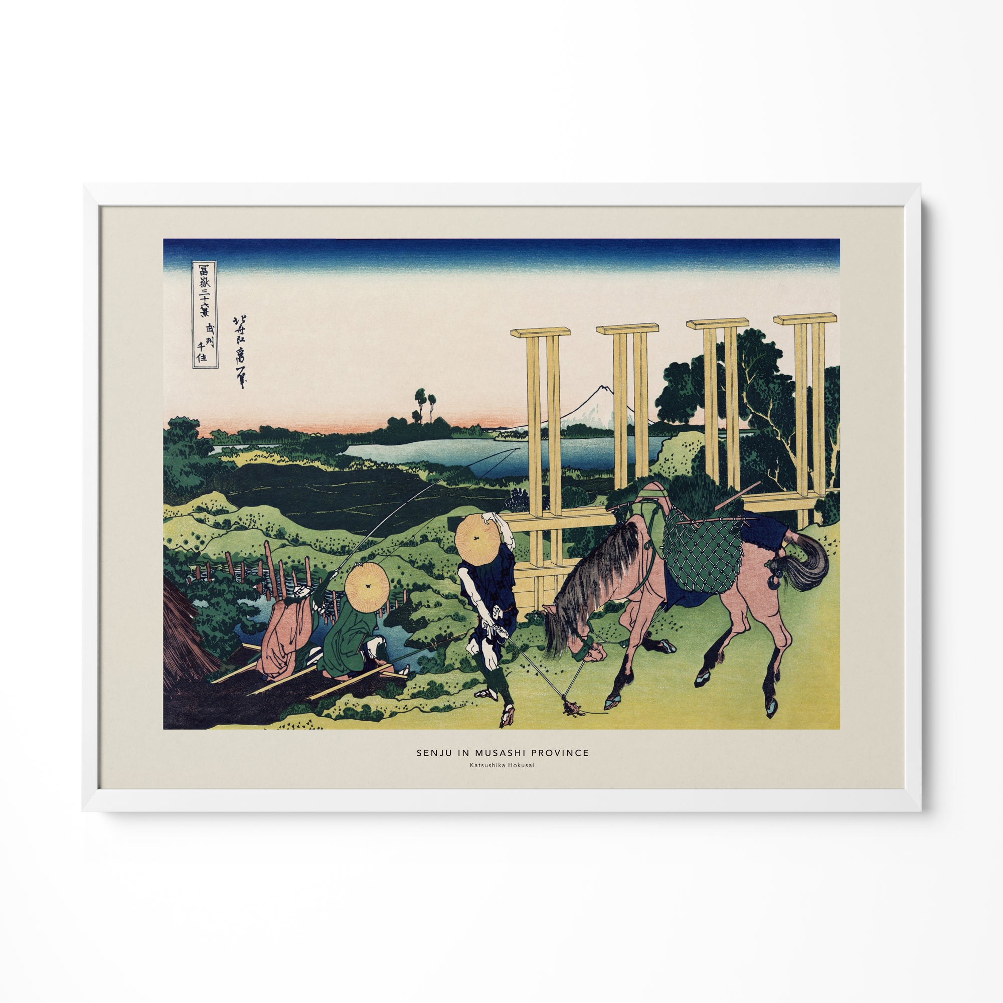 a painting of a man riding a horse