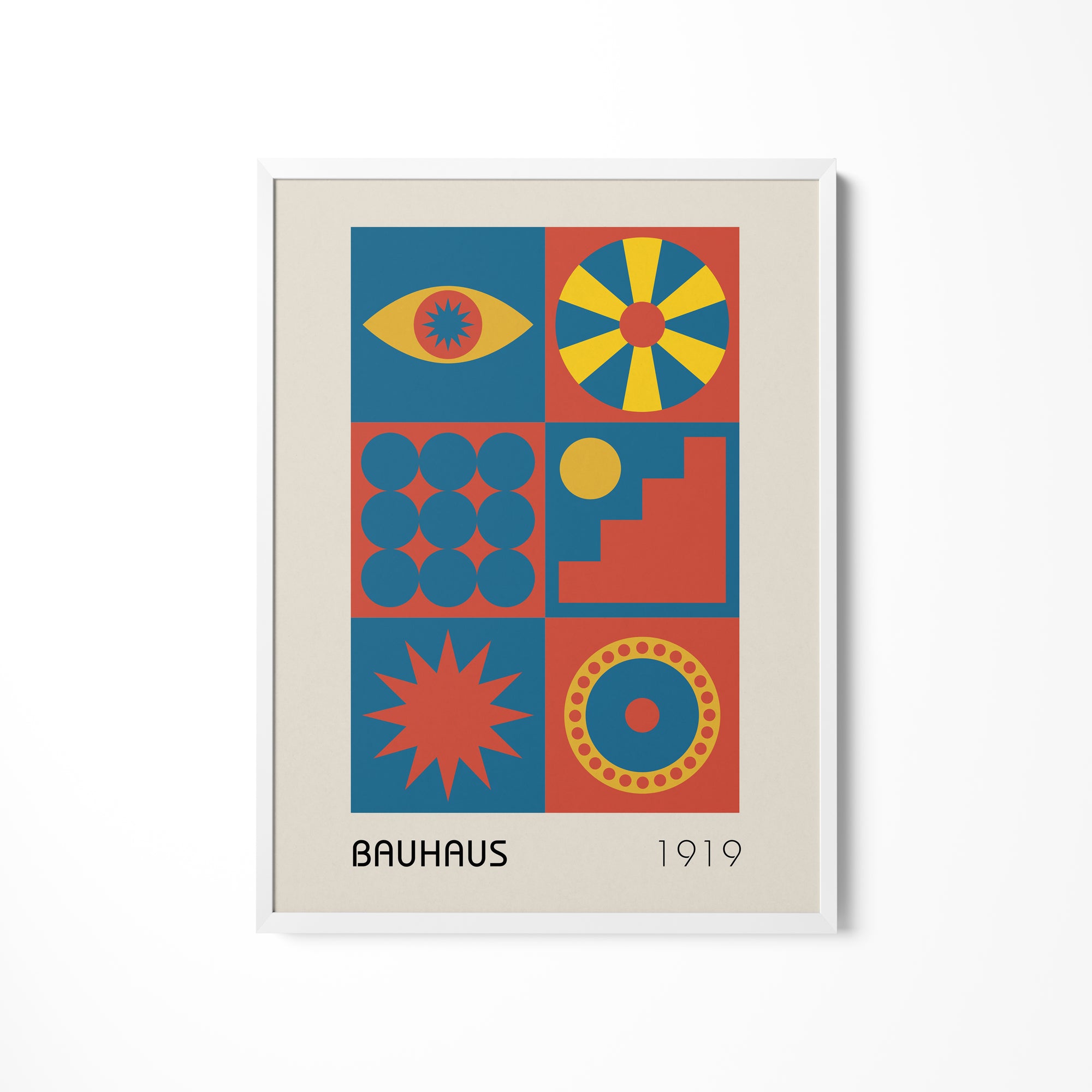 a picture of a poster on a wall