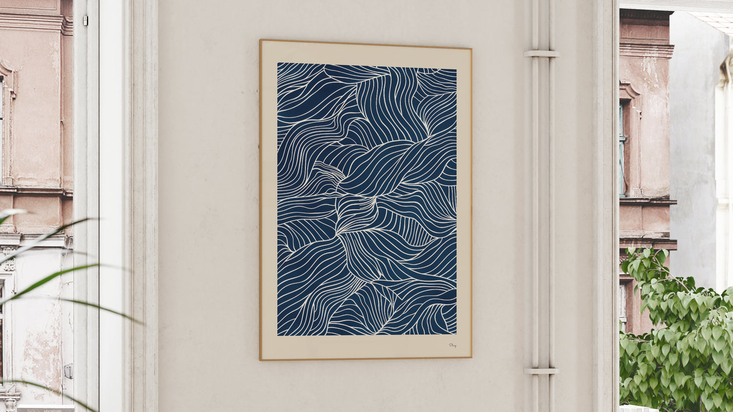 Blue Art Prints