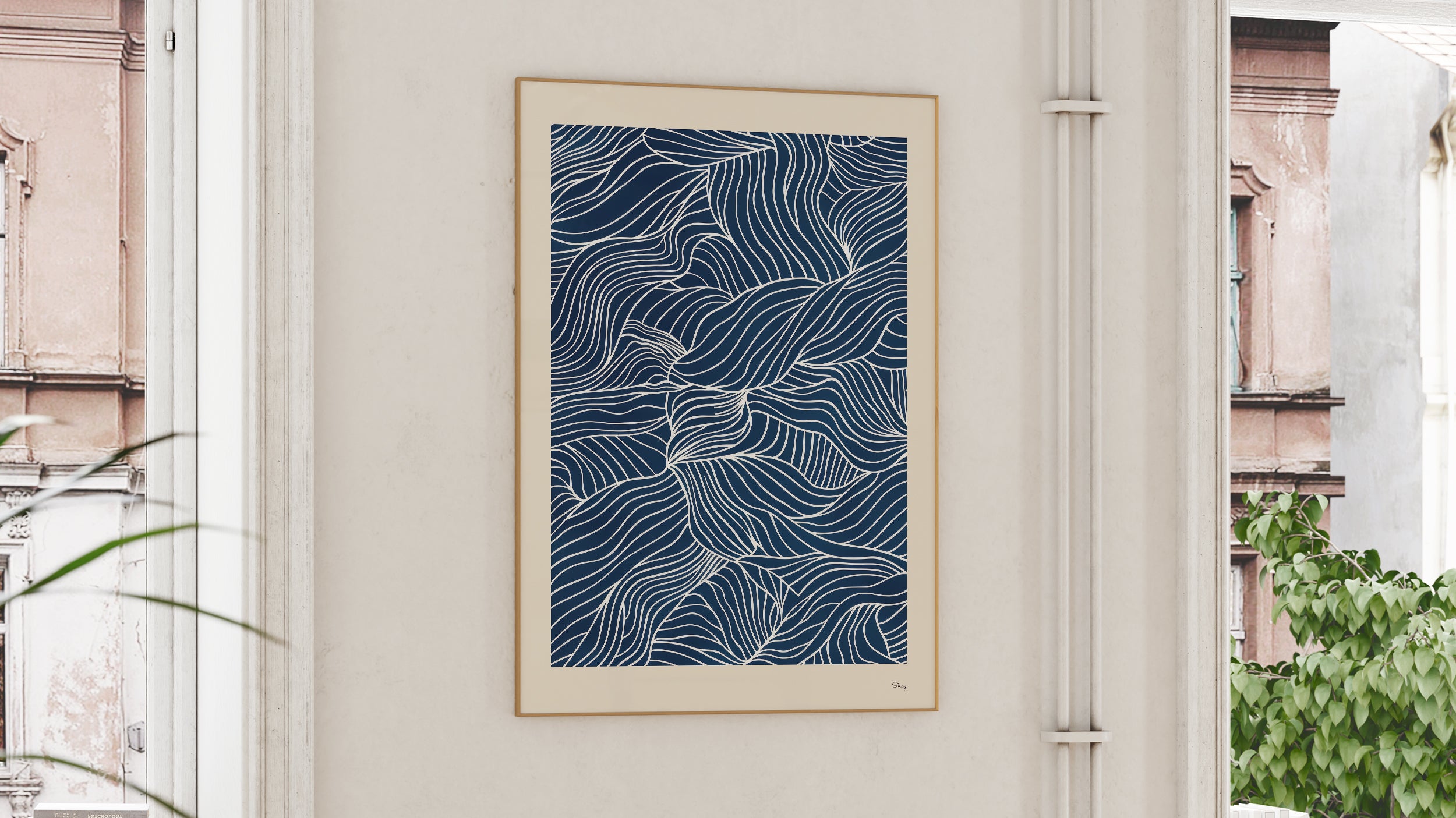 Blue Art Prints