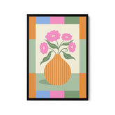 a picture of a vase with flowers in it