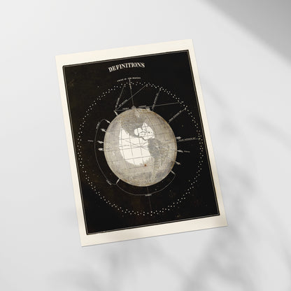 a picture of the sun with a map of the earth