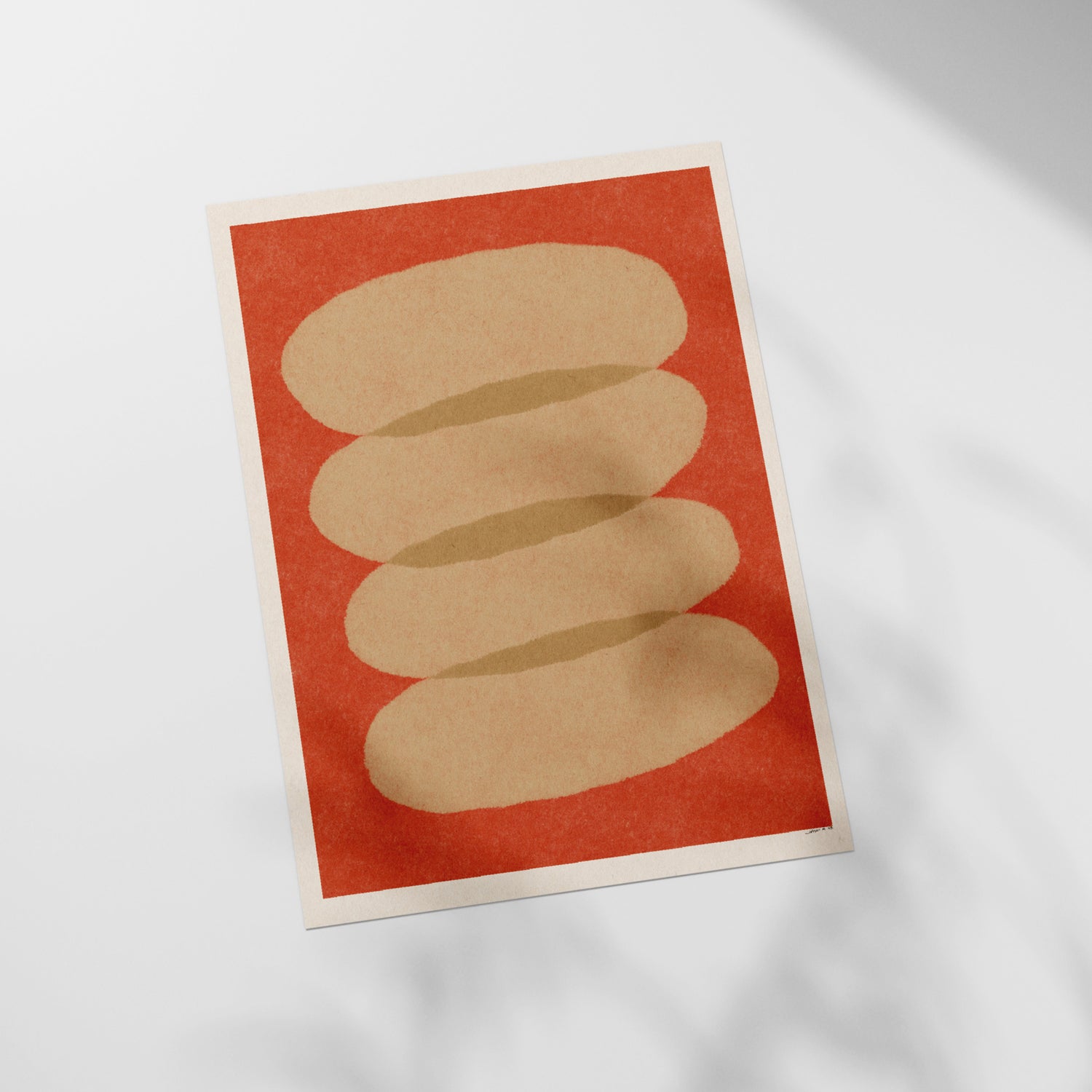 a piece of paper with a picture of a hamburger on it
