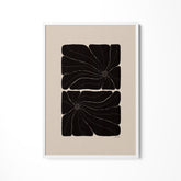 a black and white drawing of a flower