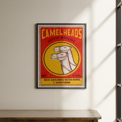 a poster hanging on the wall of a room