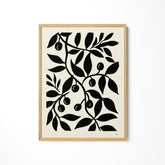 a black and white picture of an olive tree