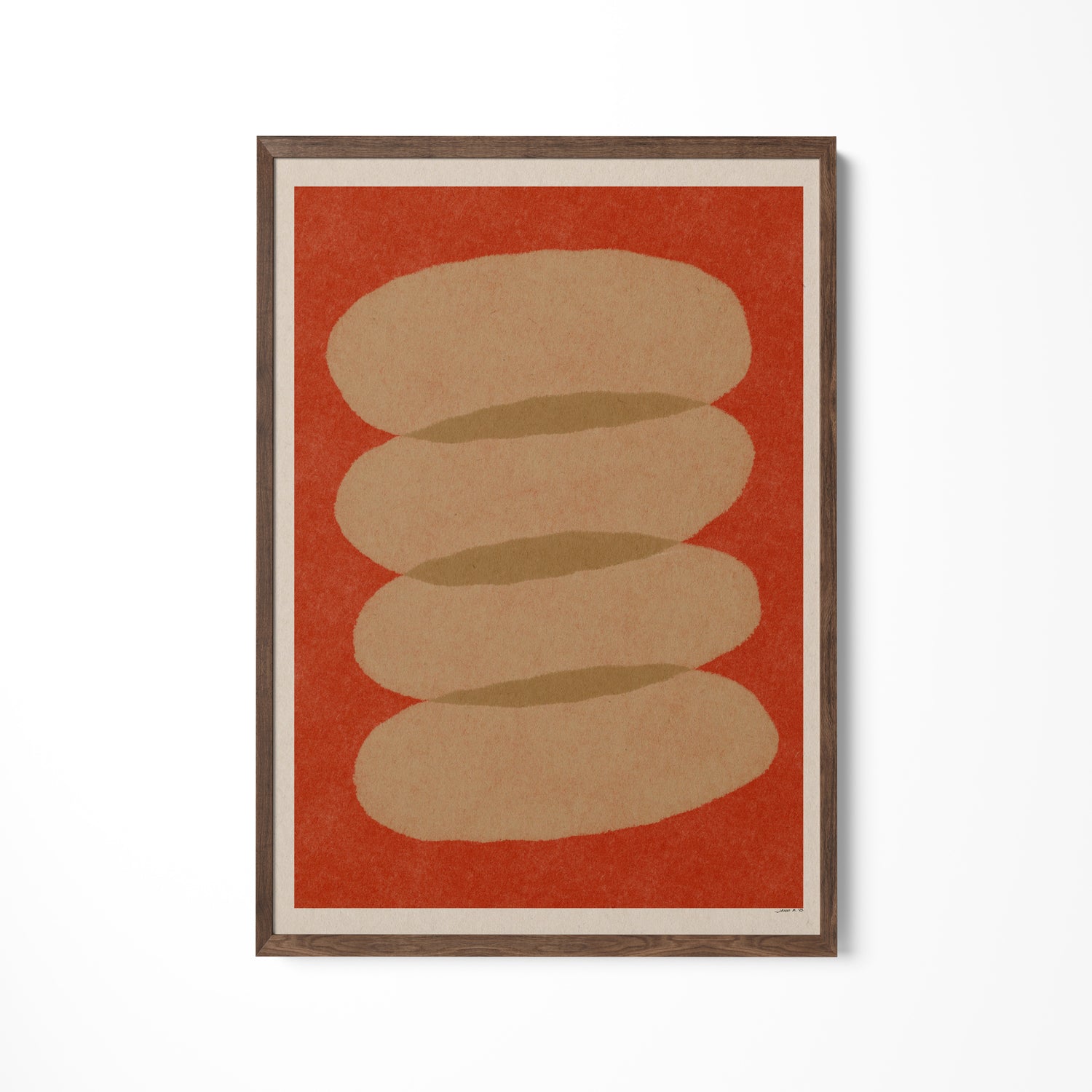 a picture of a hot dog on a red background