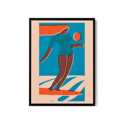 a picture of a person on a surfboard