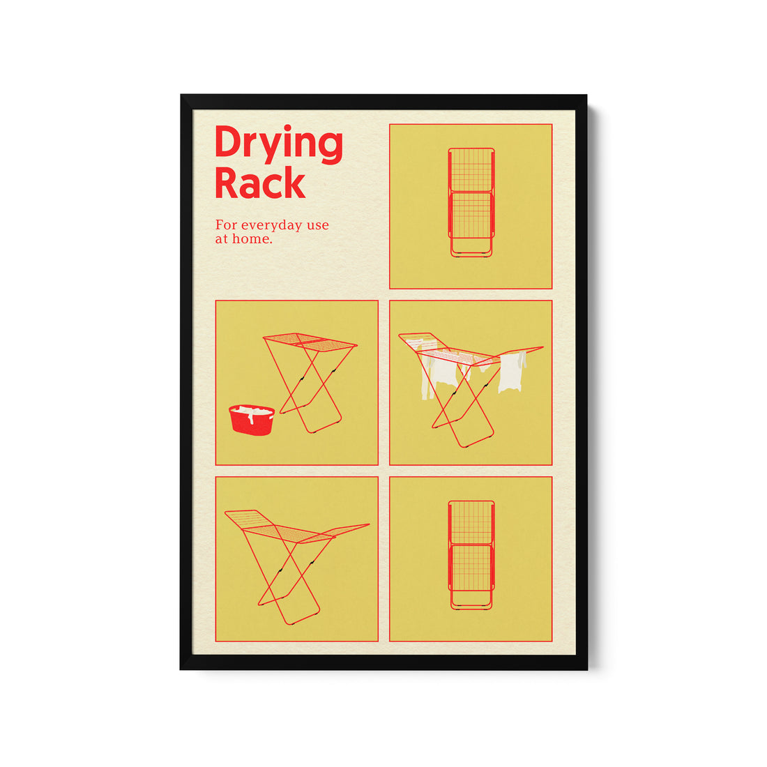 a book cover with a drawing of a folding chair
