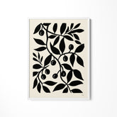a black and white picture of an olive tree