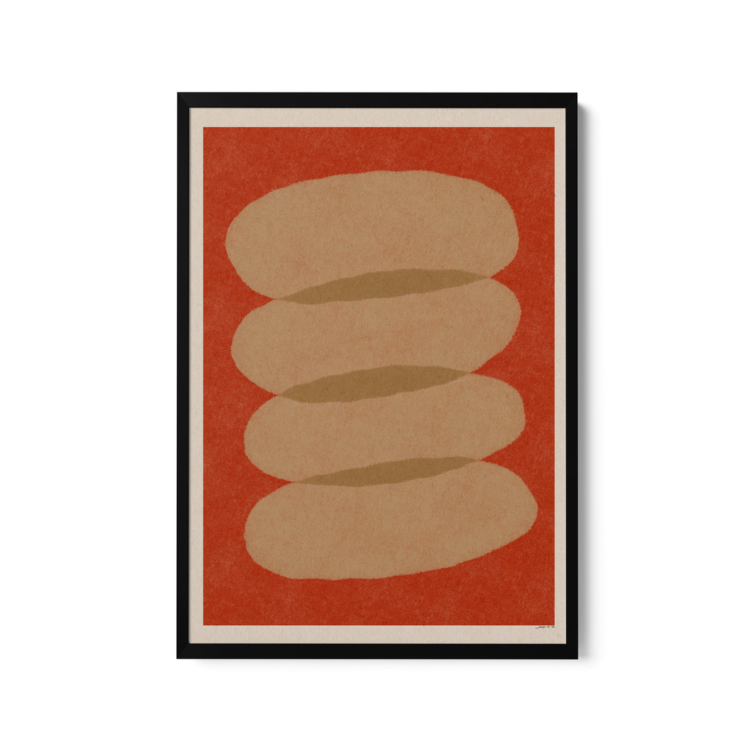 a picture of a hot dog on a red background