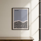 a picture hanging on the wall of a room