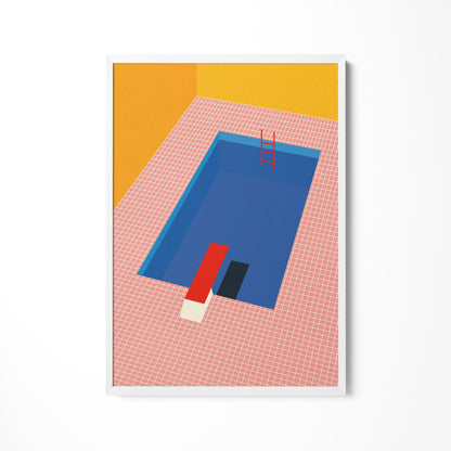 a picture of a blue square with a red square in the middle
