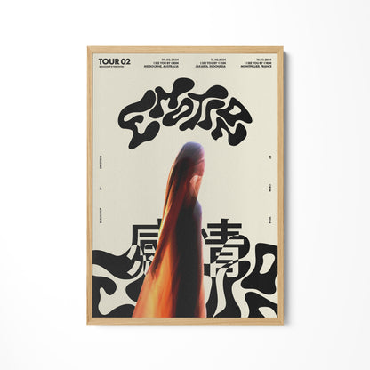 a magazine cover with a woman&